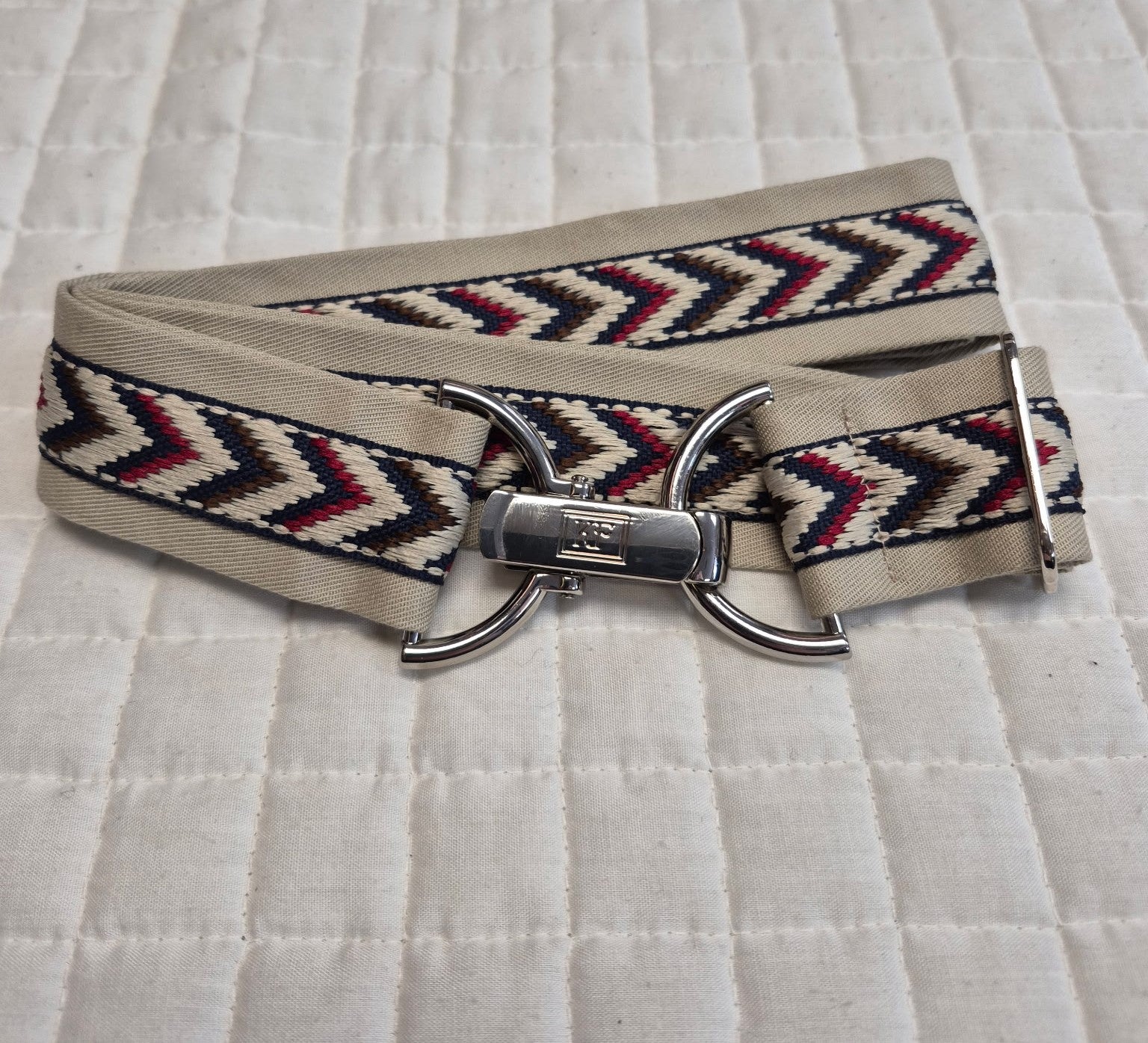 KF Clothing Tan Arrow Ribbon Belt 1.5"