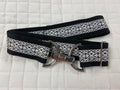 KF Clothing Black Diamond Ribbon Belt 1.5"