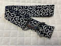 KF Clothing Navy Swirls Ribbon Belt 1.5"