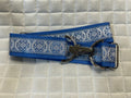 KF Clothing Blue Shimmer Ribbon Belt 1.5"