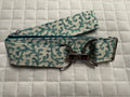 KF Clothing Teal Coral Ribbon Belt 1.5"