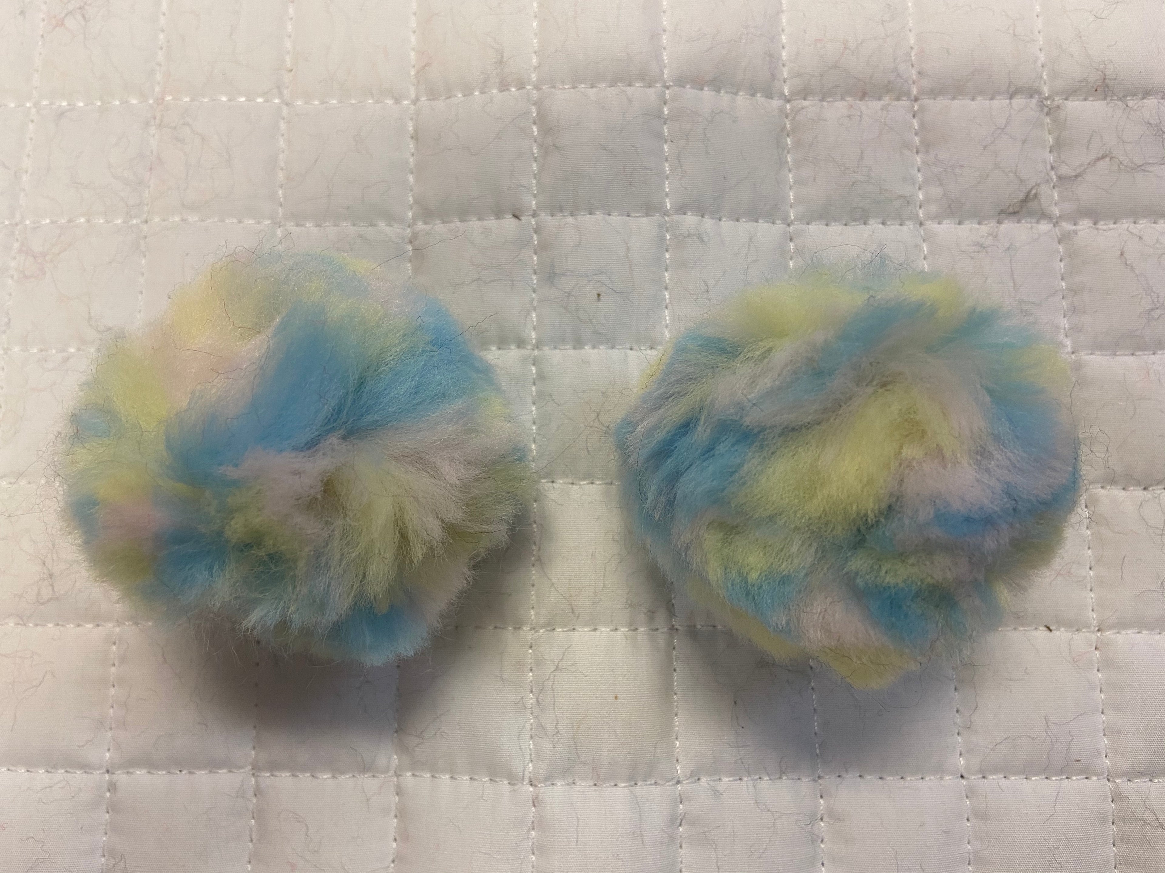 Furry Ear Plugs Multi Colors