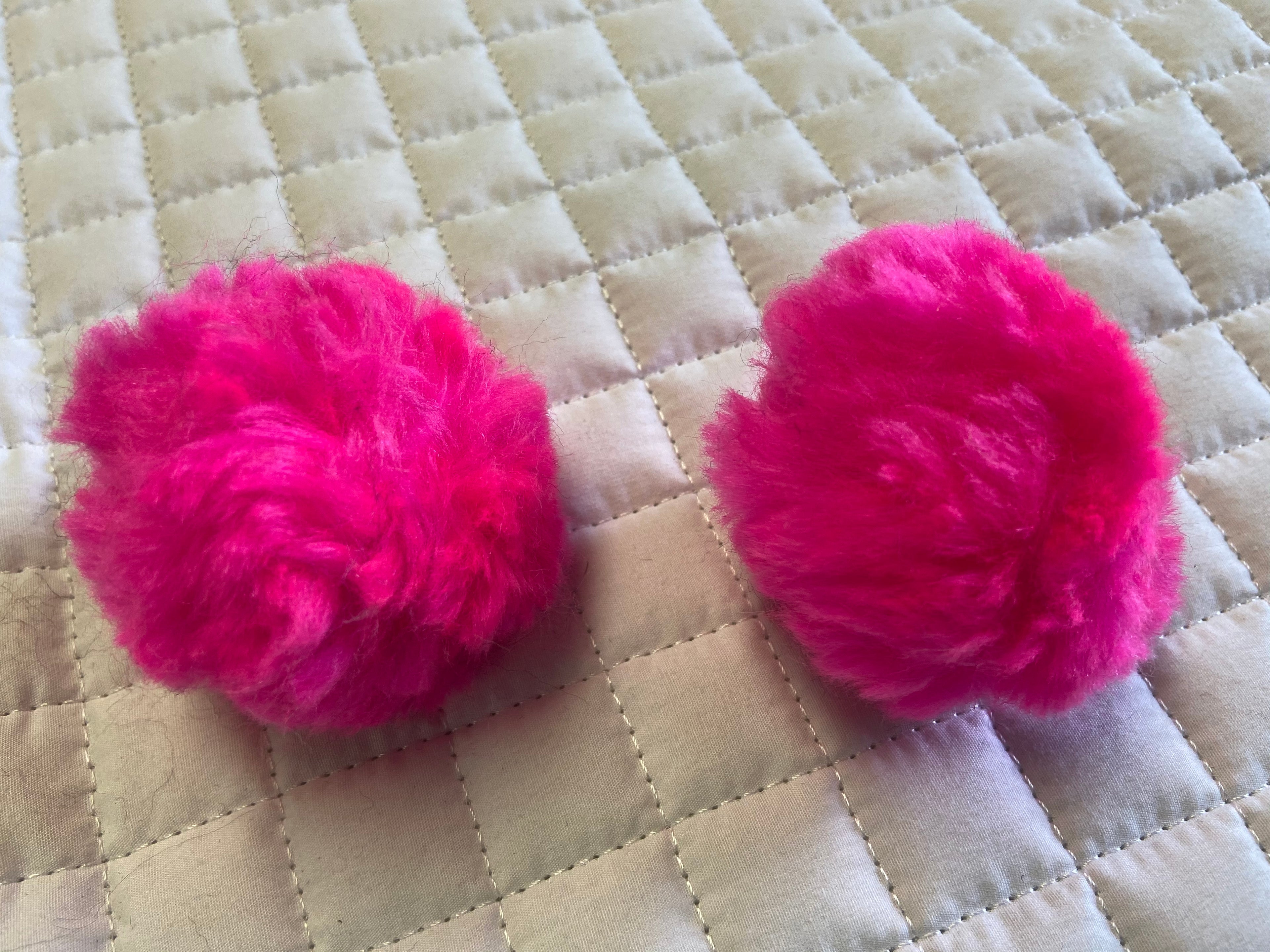 Furry Ear Plugs Solid Colors