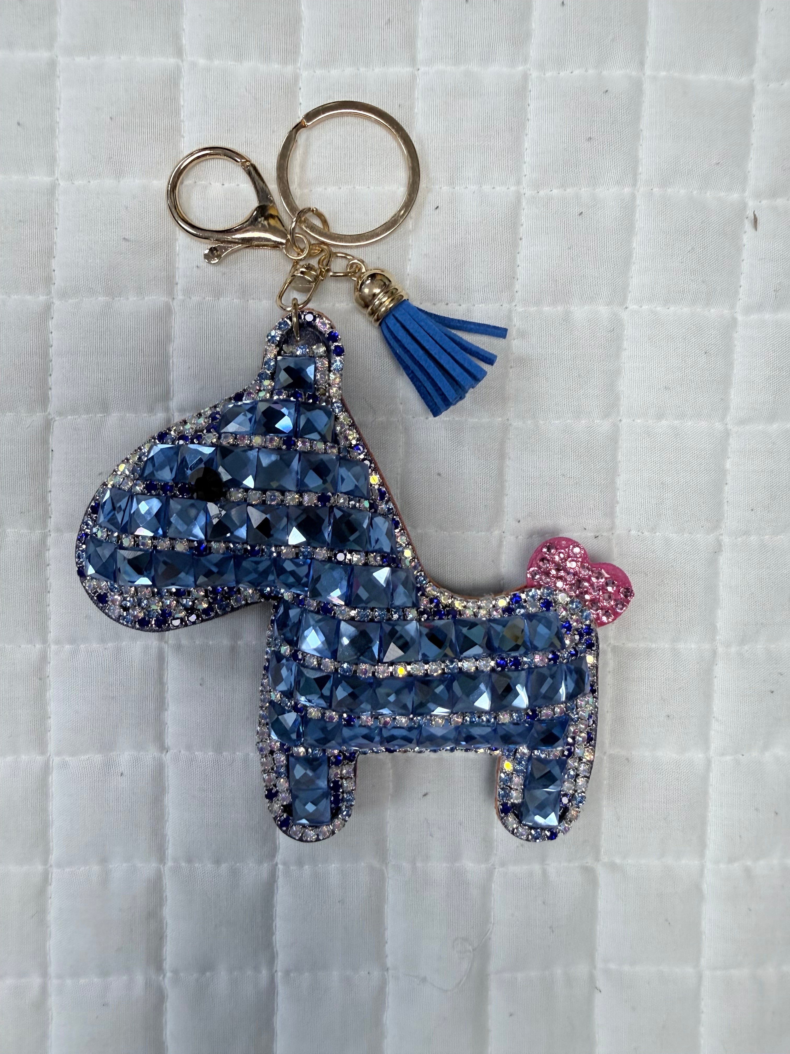 Rhinestone Horse Key Chains
