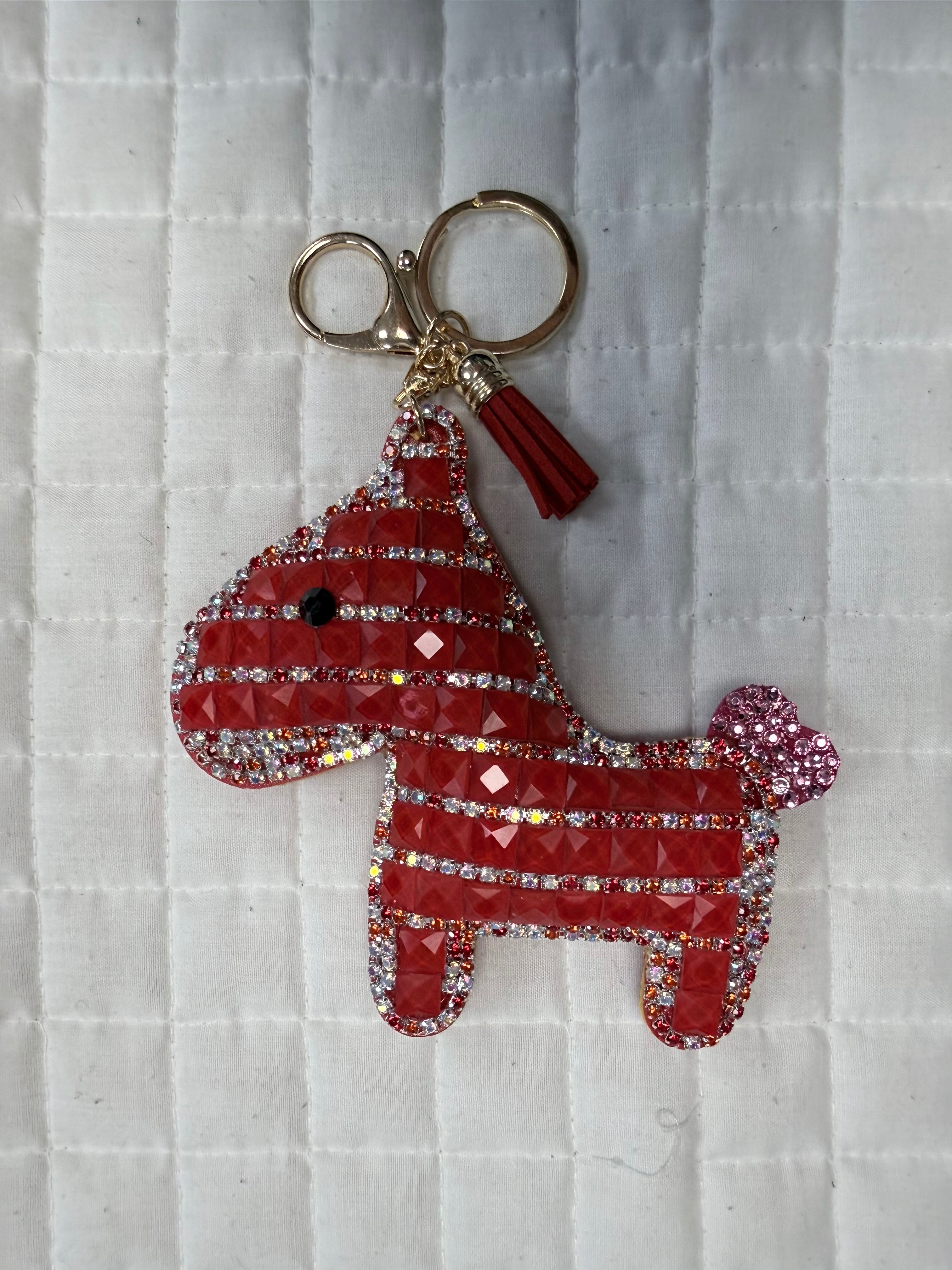 Rhinestone Horse Key Chains