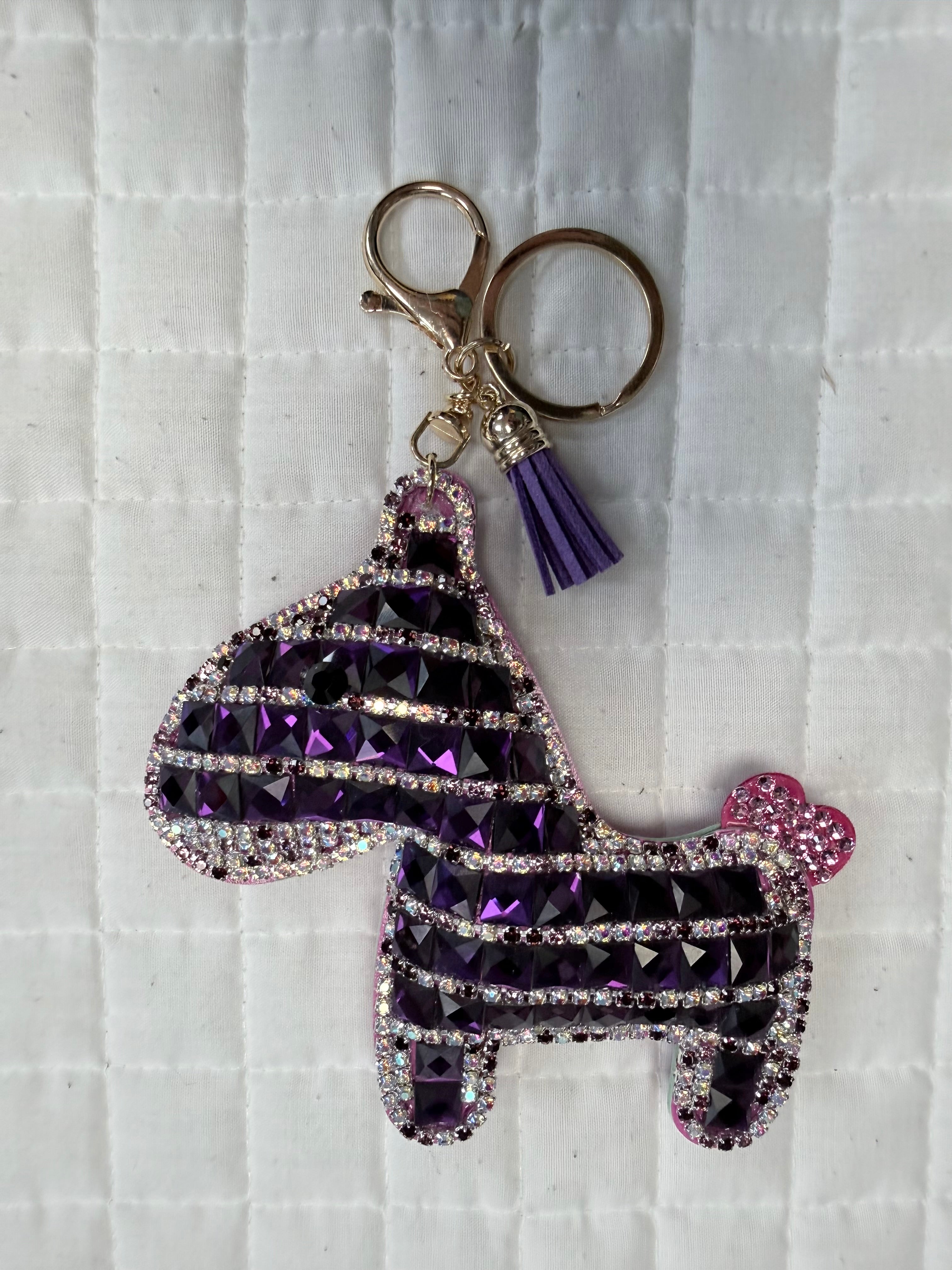 Rhinestone Horse Key Chains
