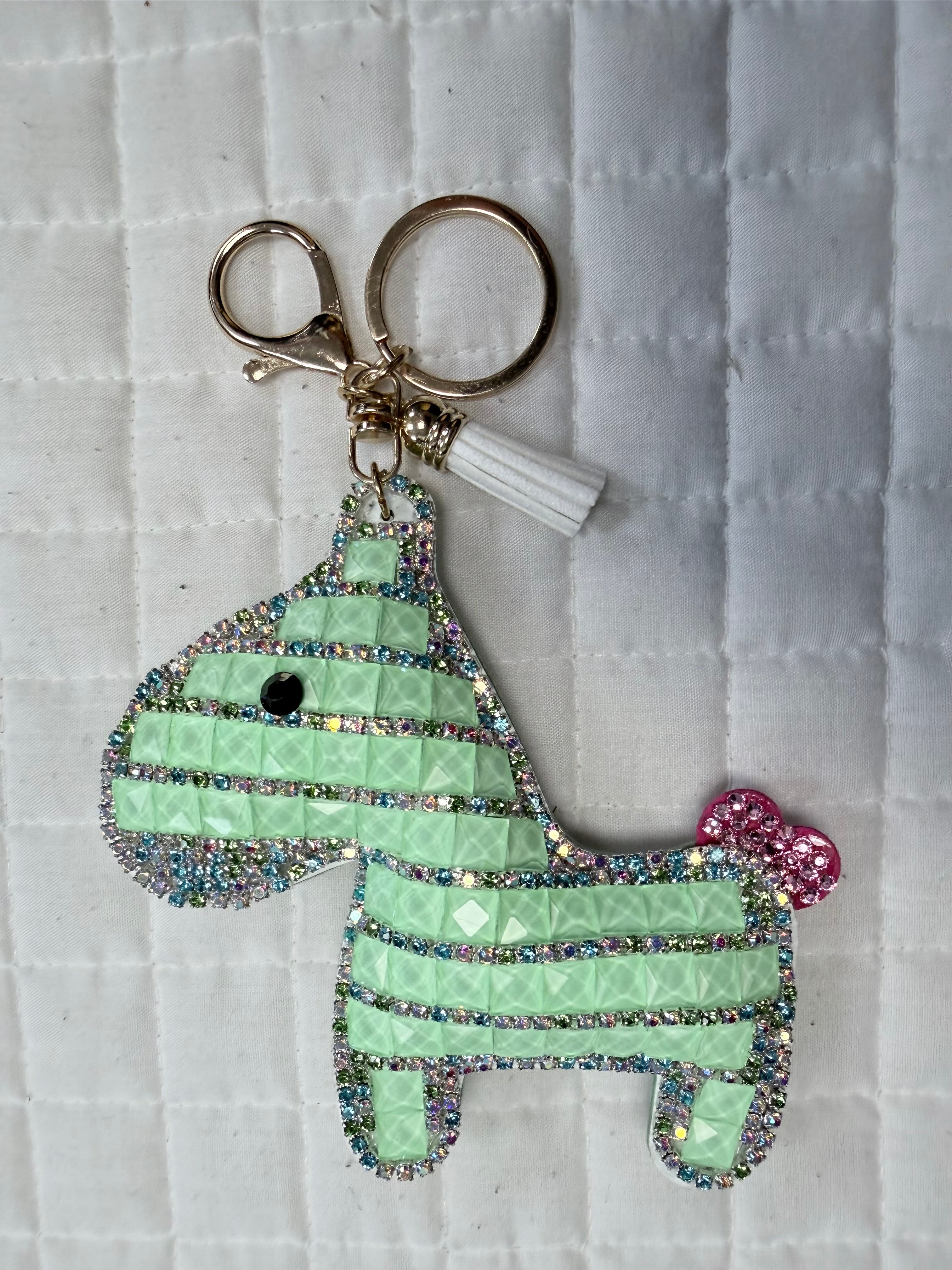 Rhinestone Horse Key Chains