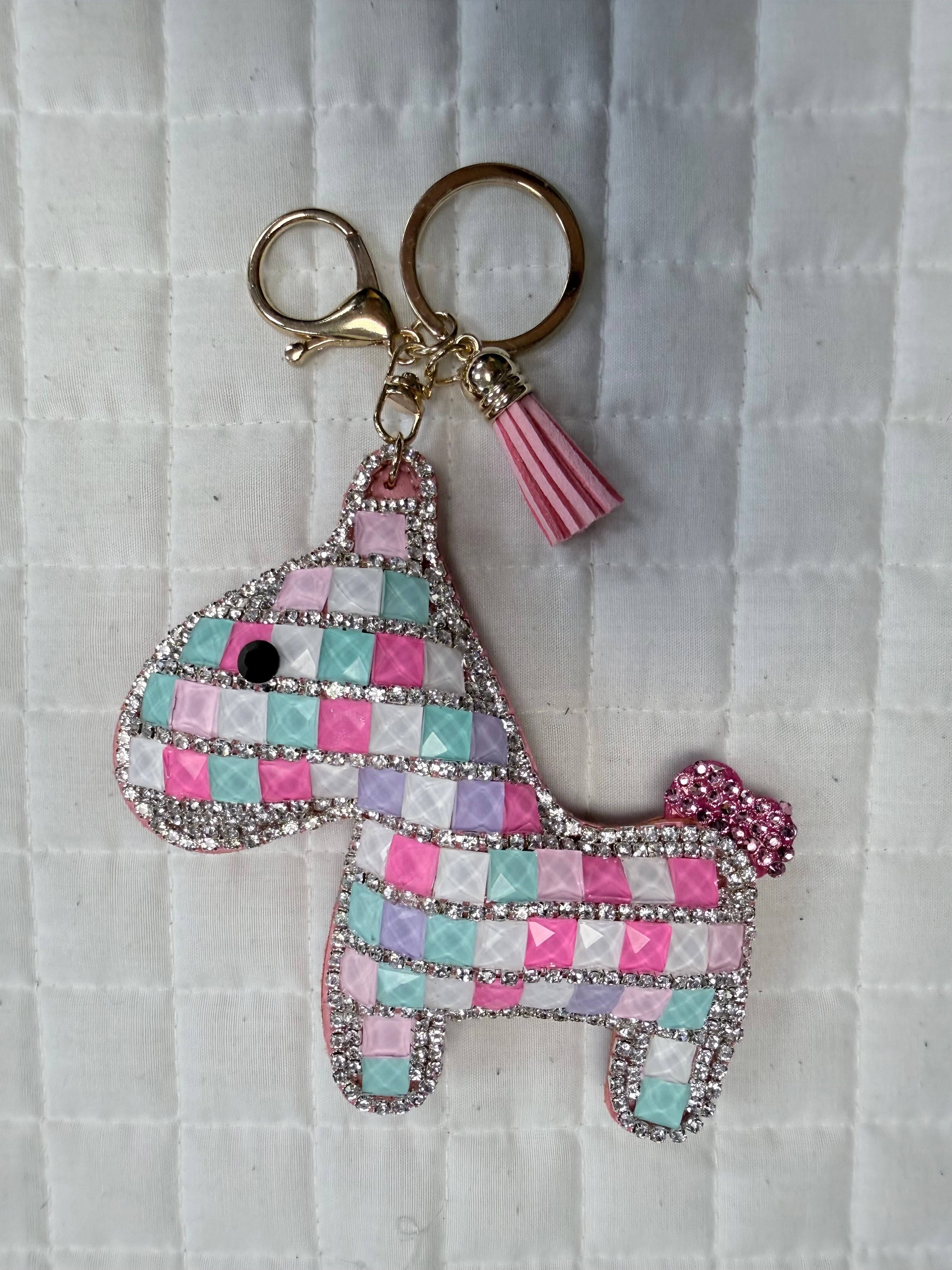Rhinestone Horse Key Chains