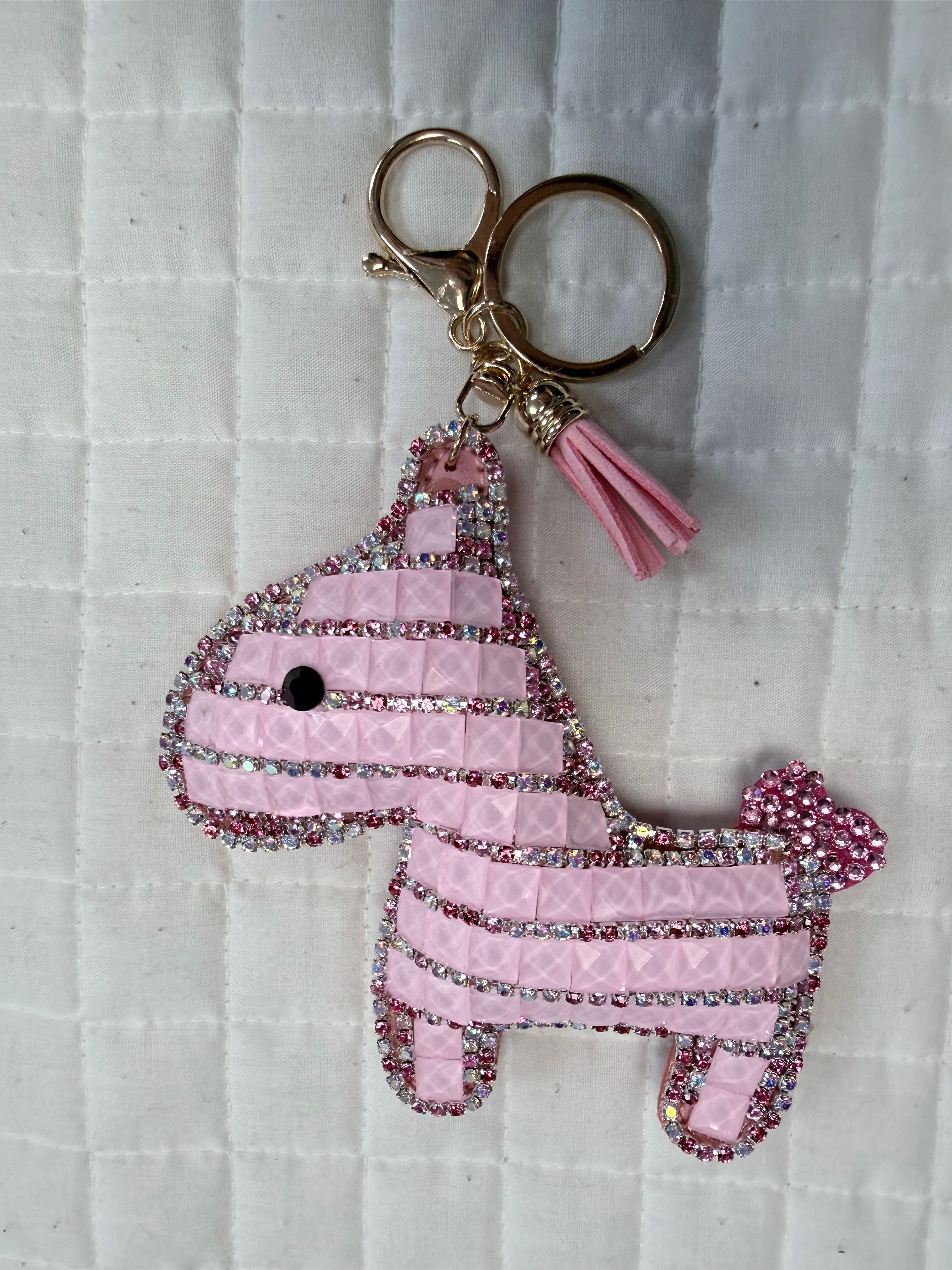 Rhinestone Horse Key Chains