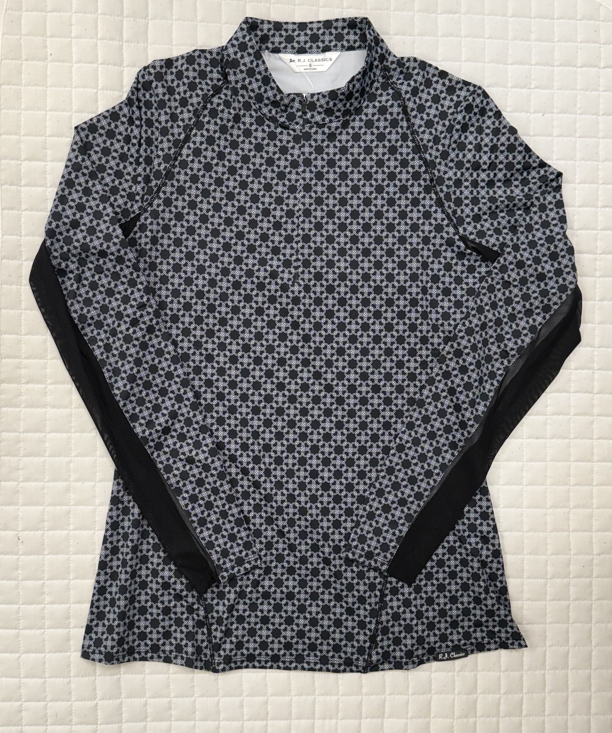 NEW RJ Classics Ladies 2.0 Libby 1/4 Zip Black Links