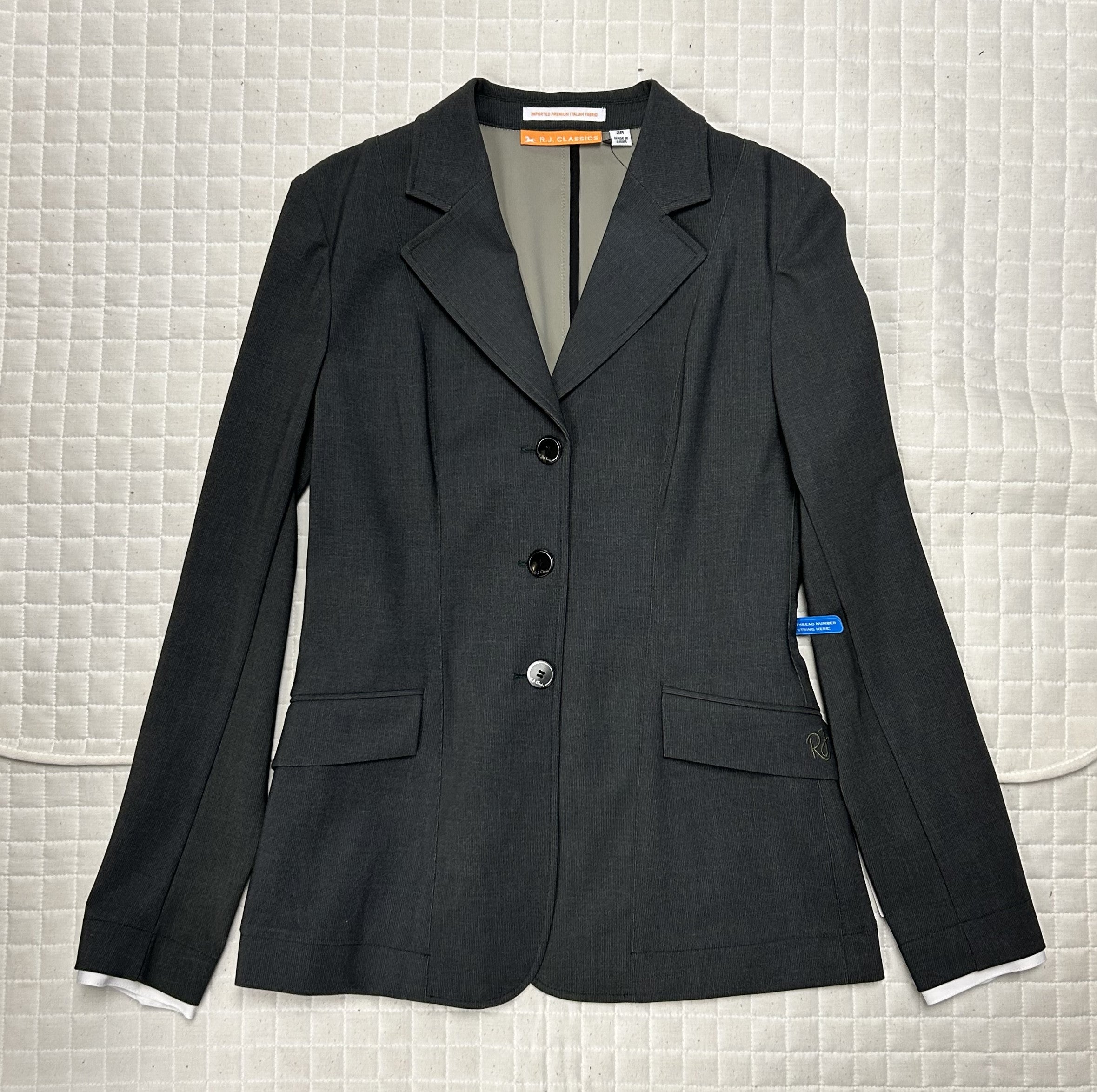 Ladies RJ Classics Monterey Olive Plaid Show Jacket
