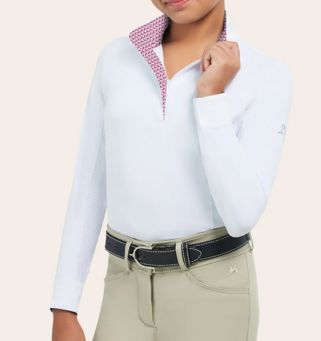 RJ Classics Girls Tori Junior Long Sleeve Show Shirt