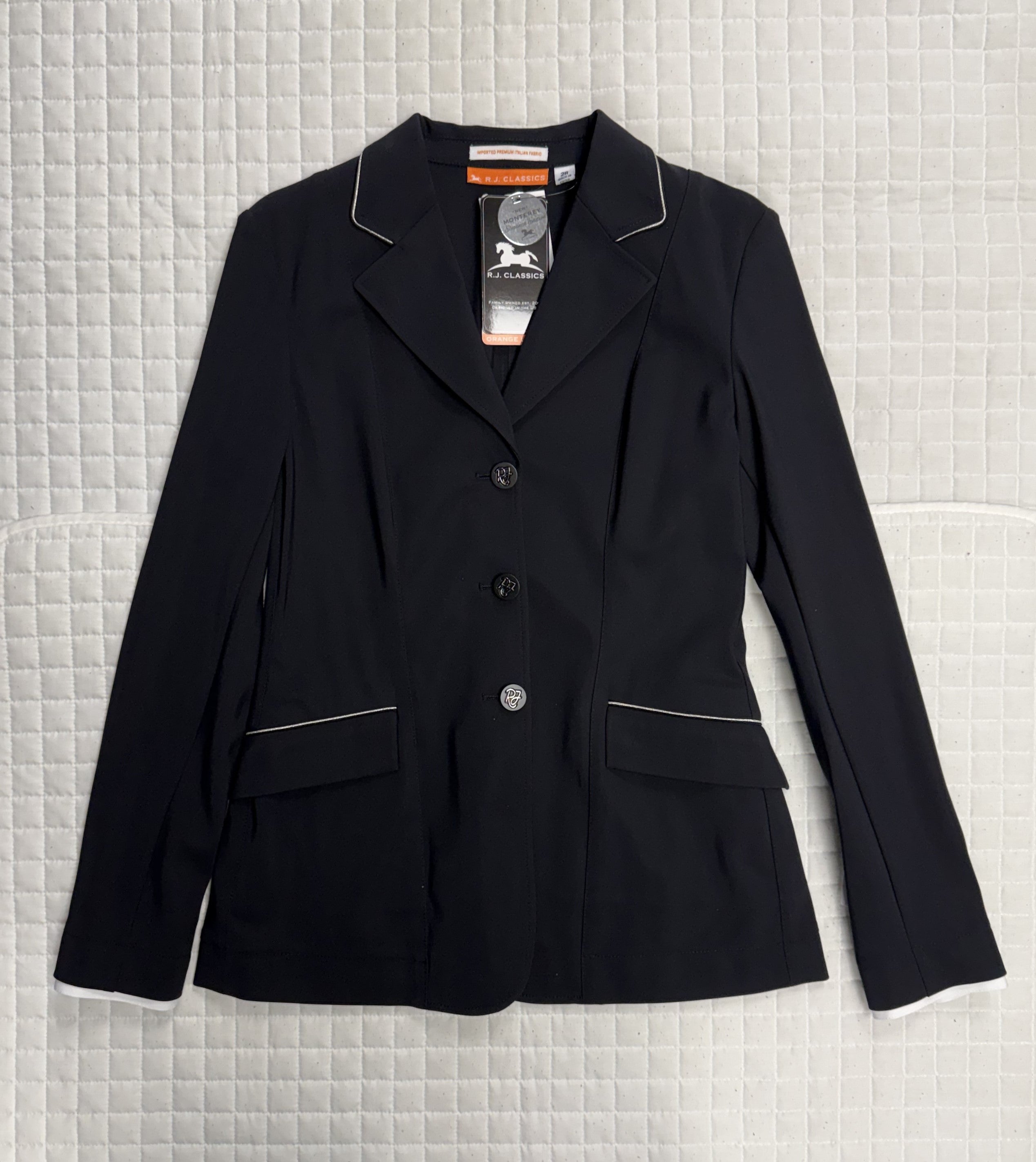 Ladies RJ Classics Monterey Eleganza Black Show Jacket