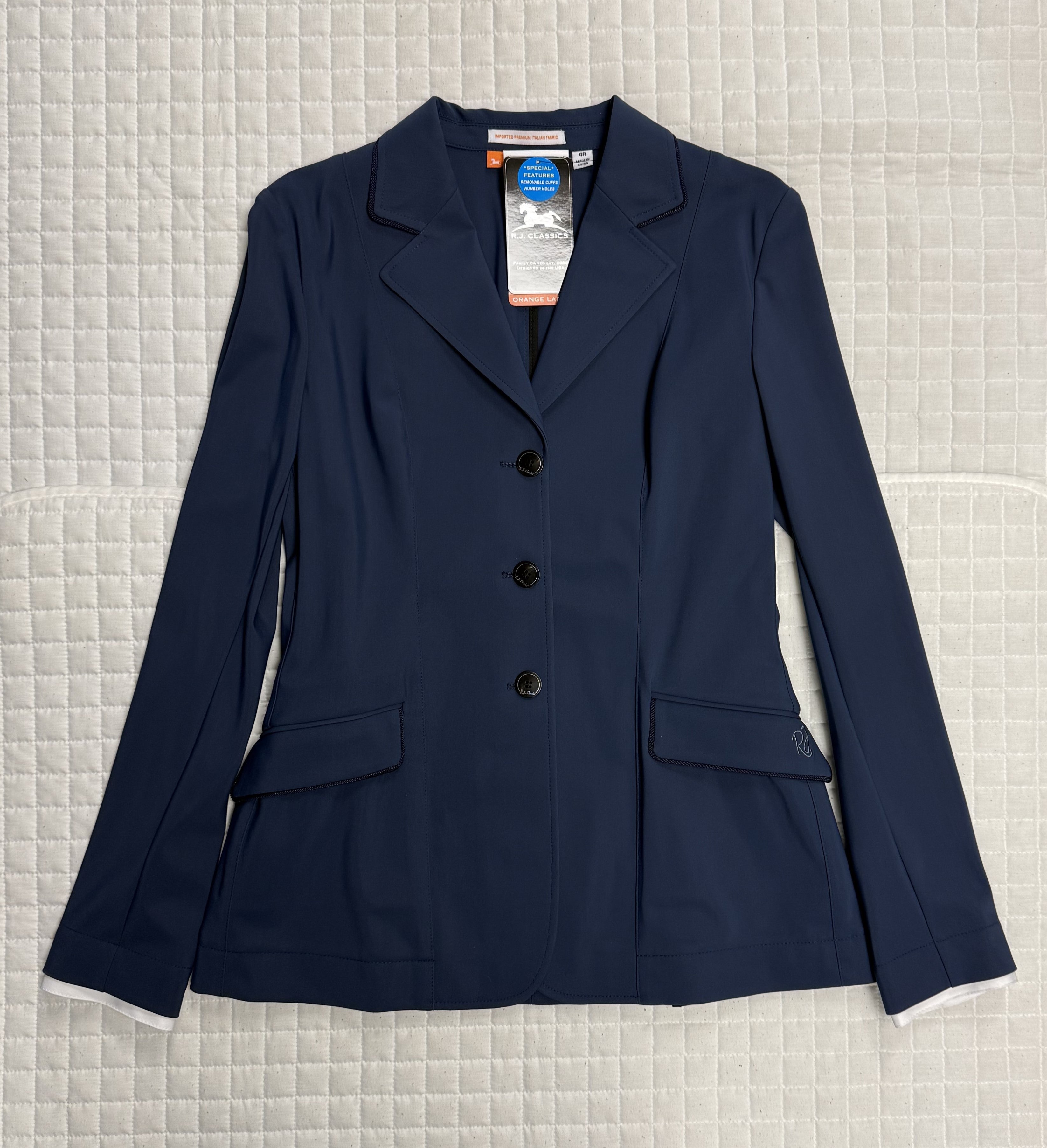 Ladies RJ Classics Monterey Twilight Blue Show Jacket