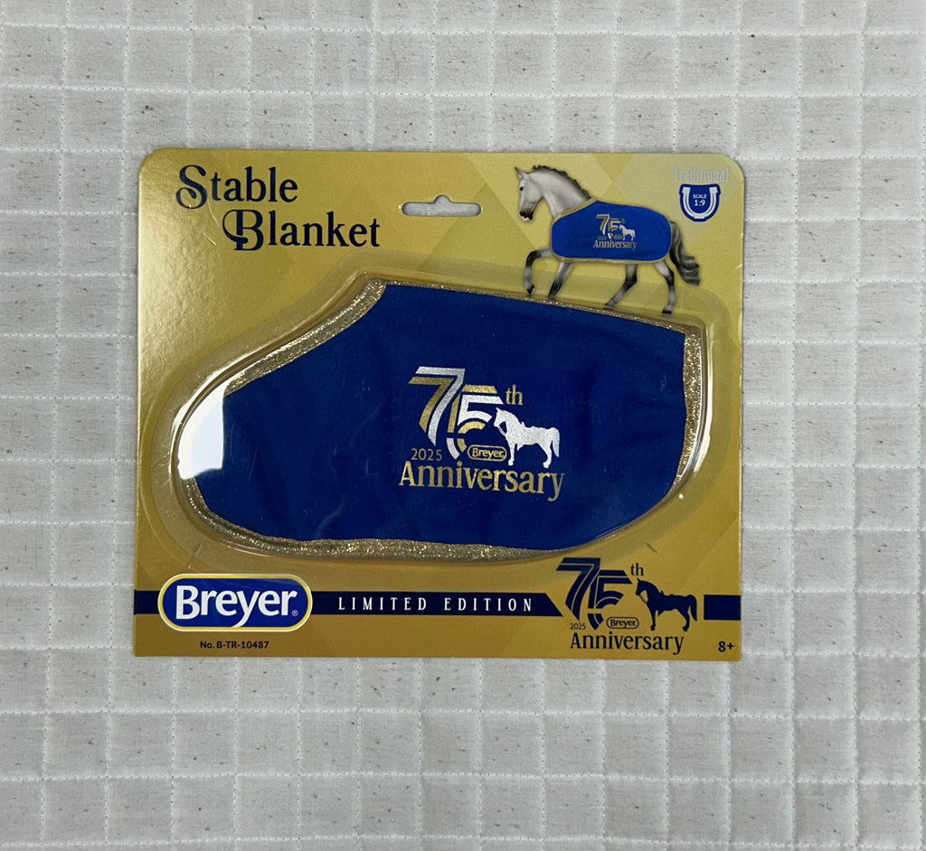 Breyer 75th Anniversary Blue Blanket Cooler