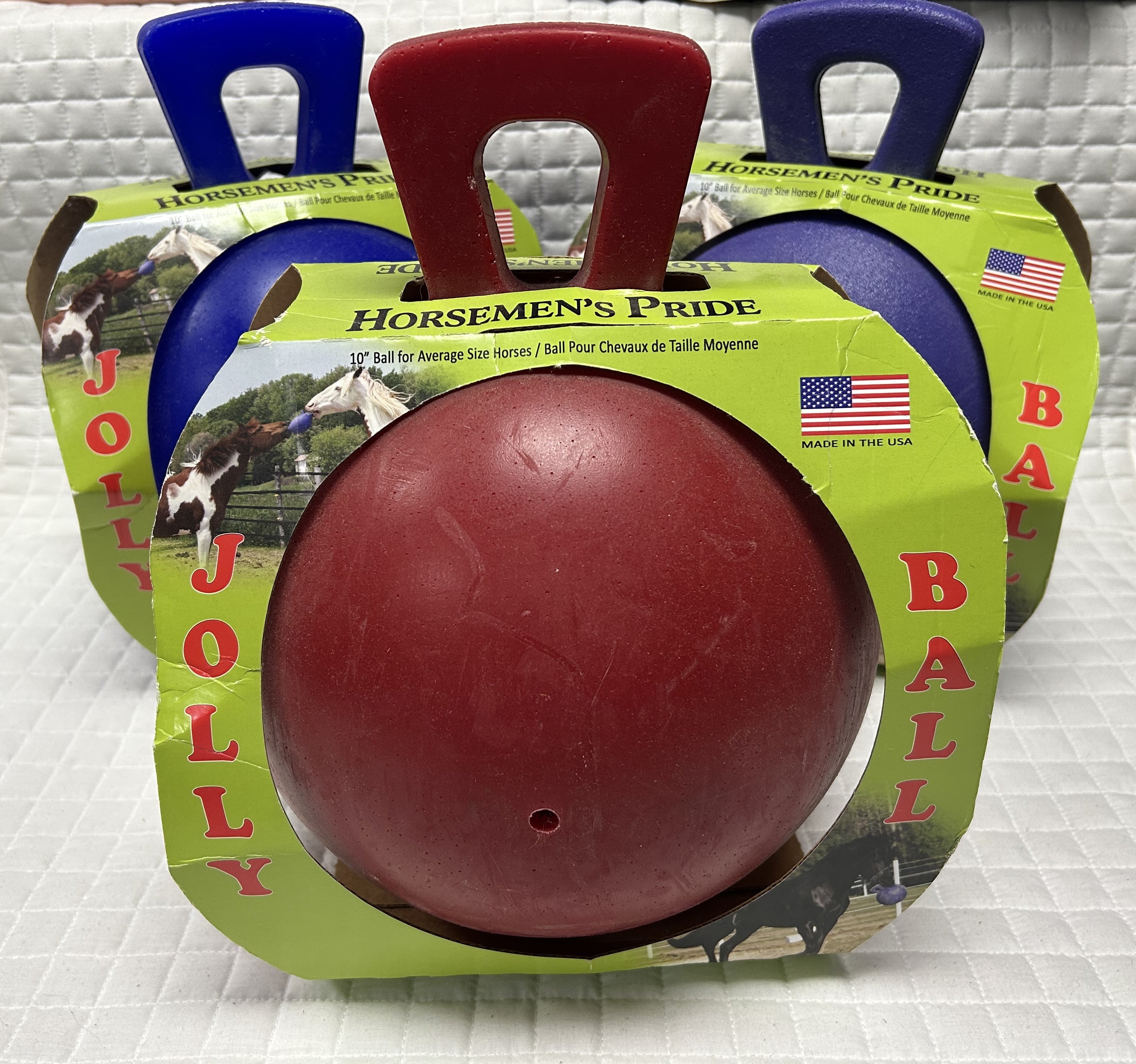 Horseman's Pride Jolly Ball With Handle 10"