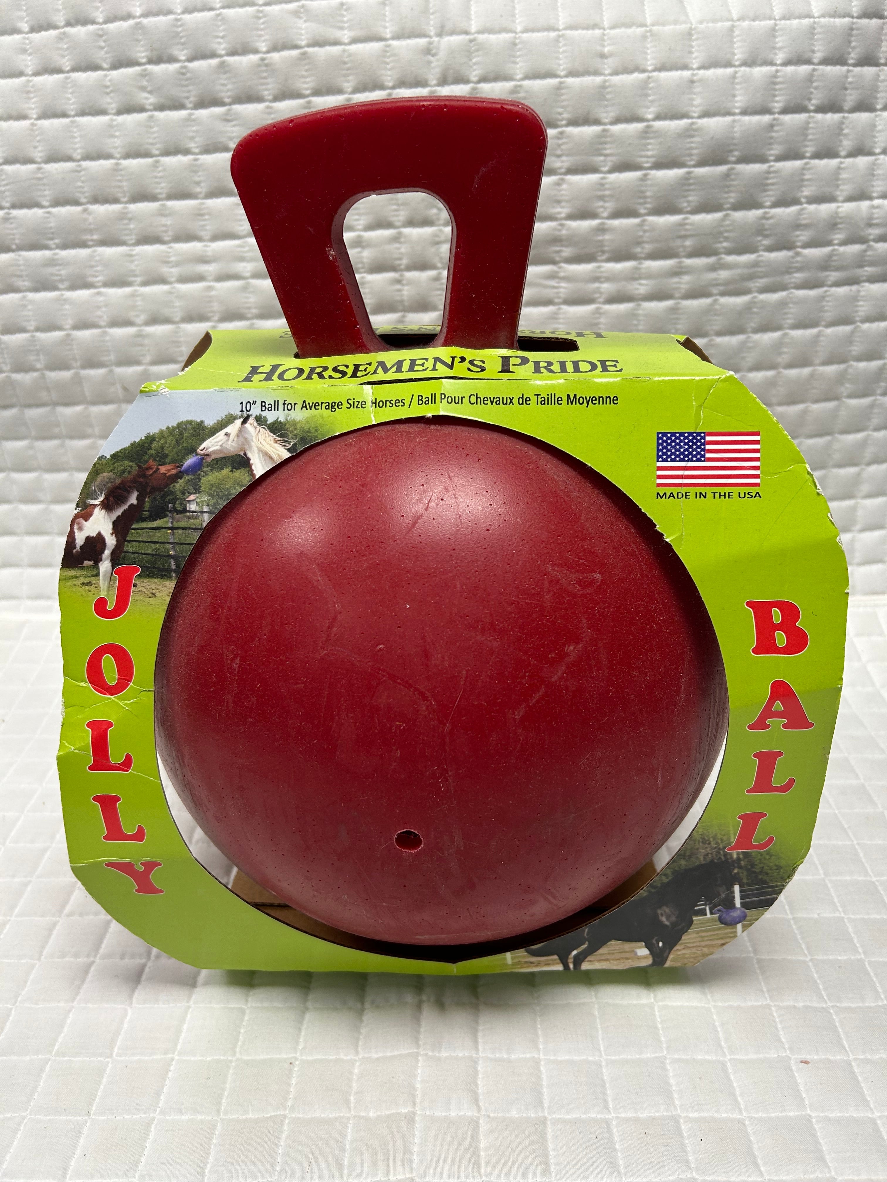 Horseman's Pride Jolly Ball With Handle 10"