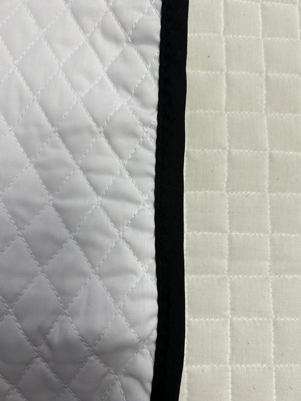 White w Colored Trim Baby Pad
