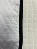 White w Colored Trim Baby Pad