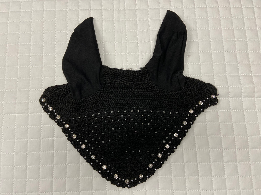 Equine Couture Fly Bonnet with Crystals