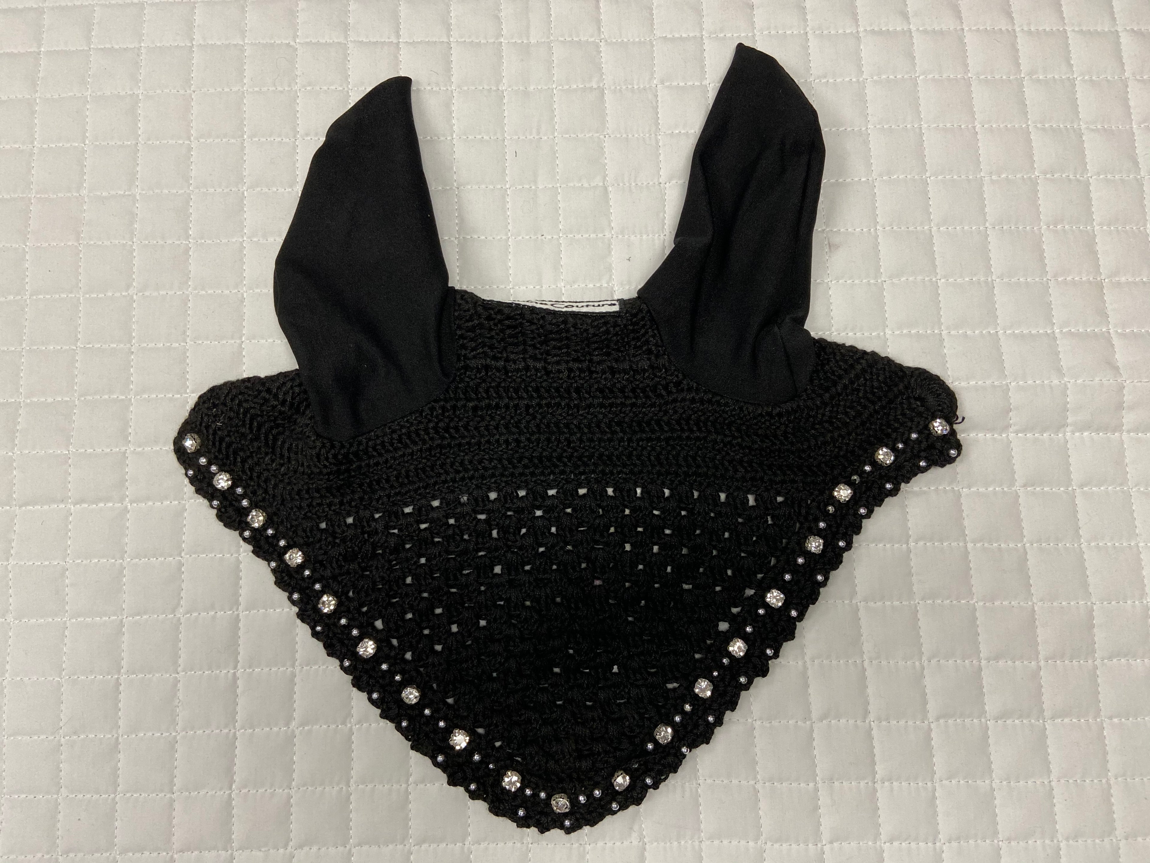 Equine Couture Fly Bonnet with Crystals