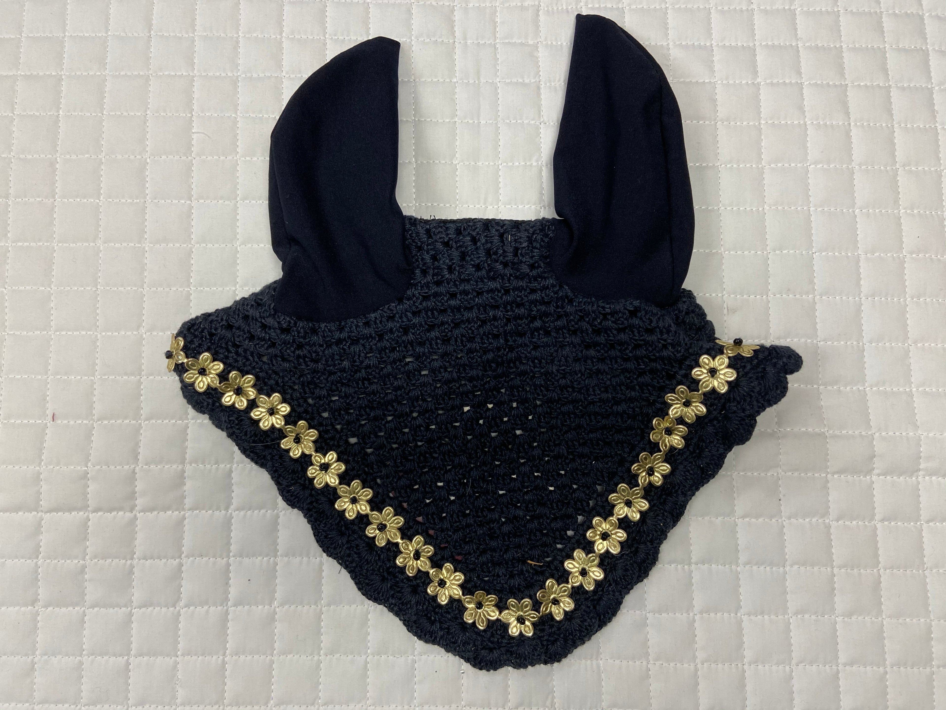 Equine Couture Fly Bonnet w Flowers