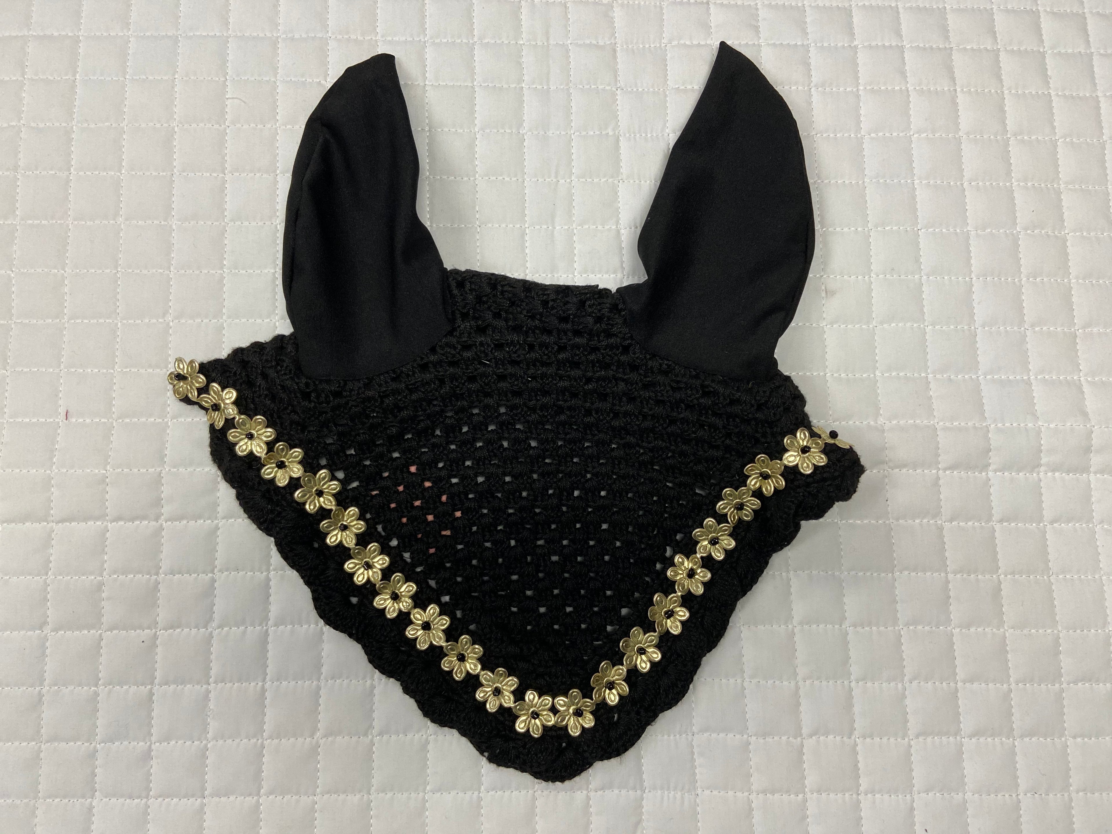 Equine Couture Fly Bonnet w Flowers