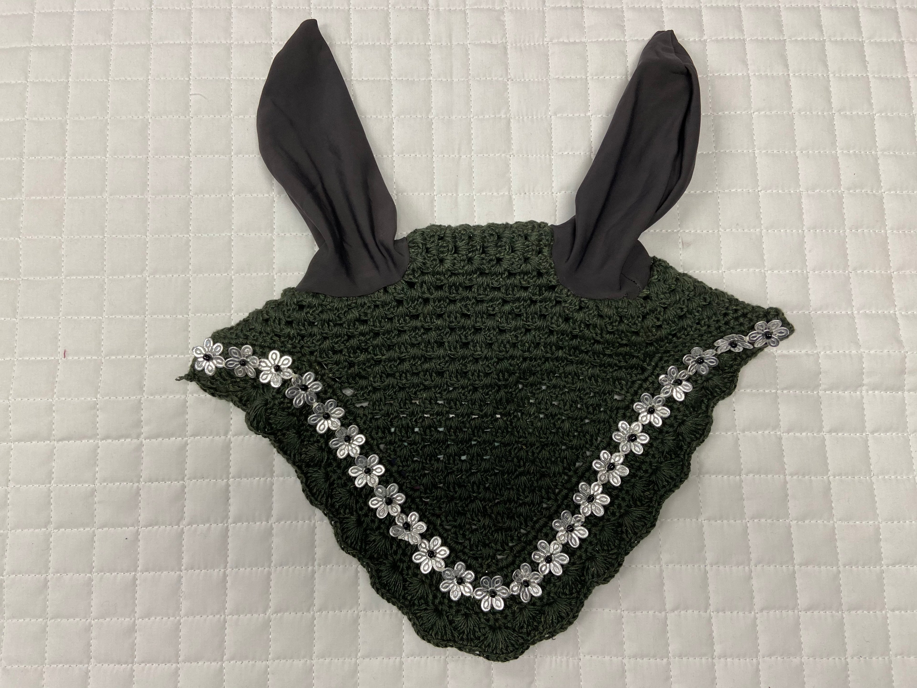 Equine Couture Fly Bonnet w Flowers