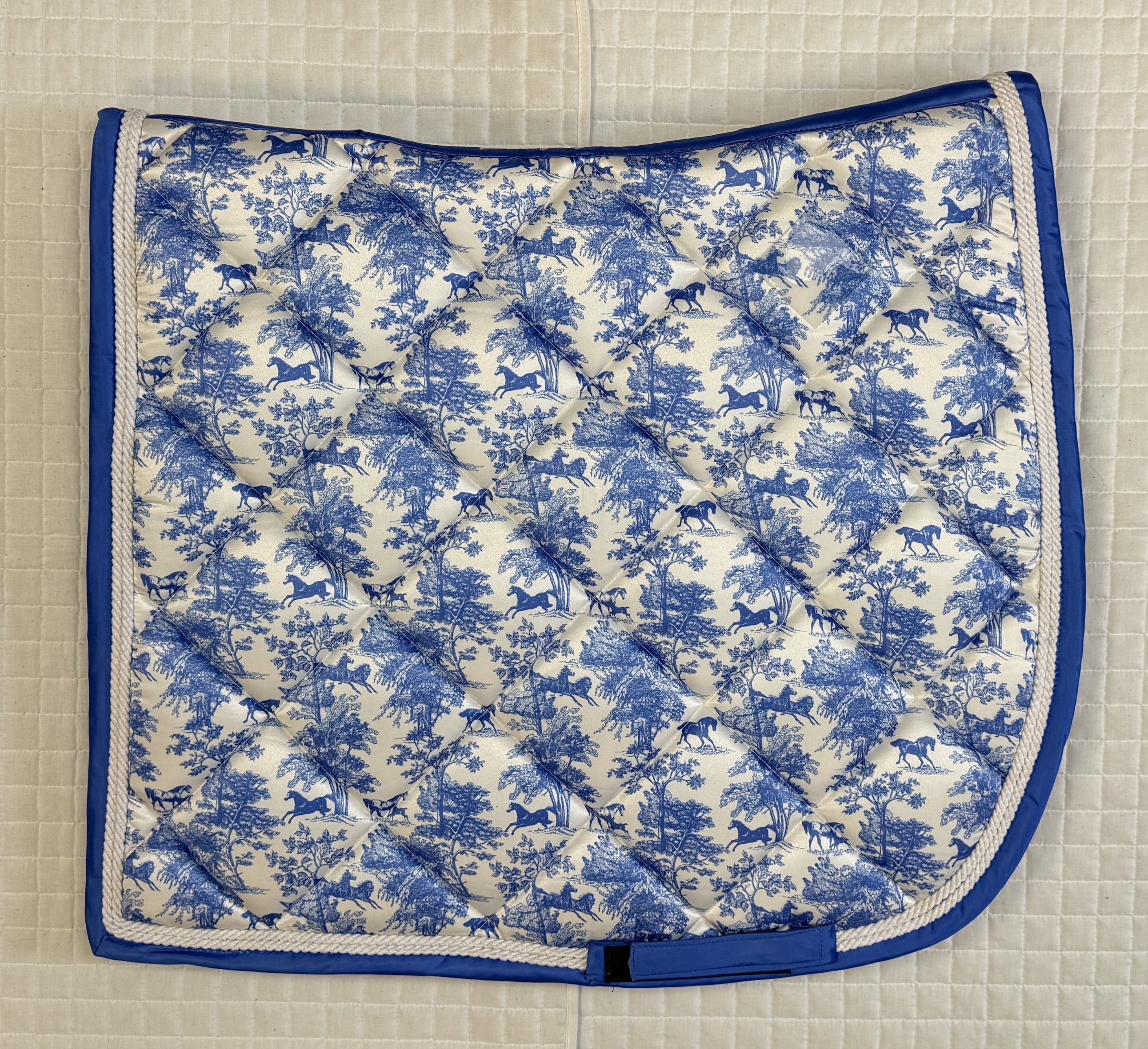 Dapple Bay Equestrian Toile Dressage Saddle Pad