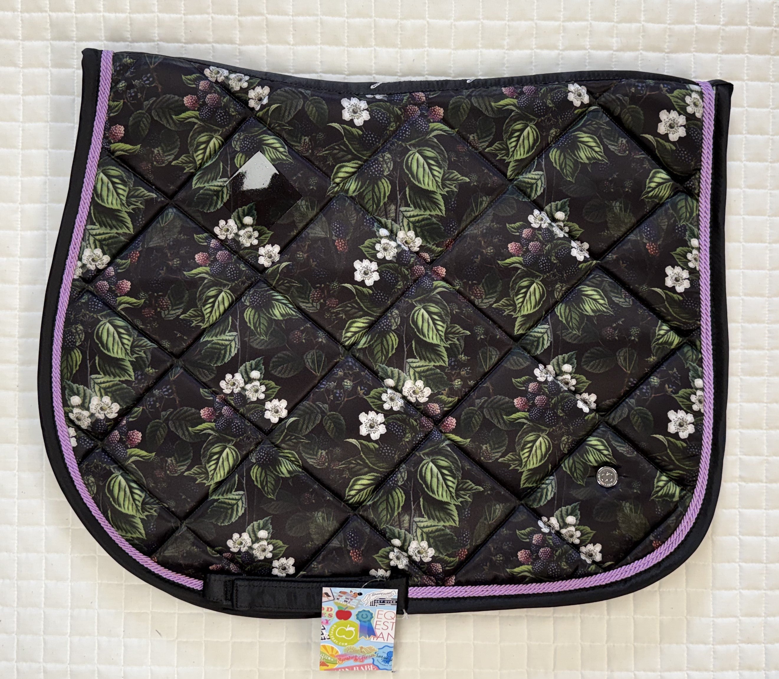Dapple Bay Blackberry Daze Pony Saddle Pad