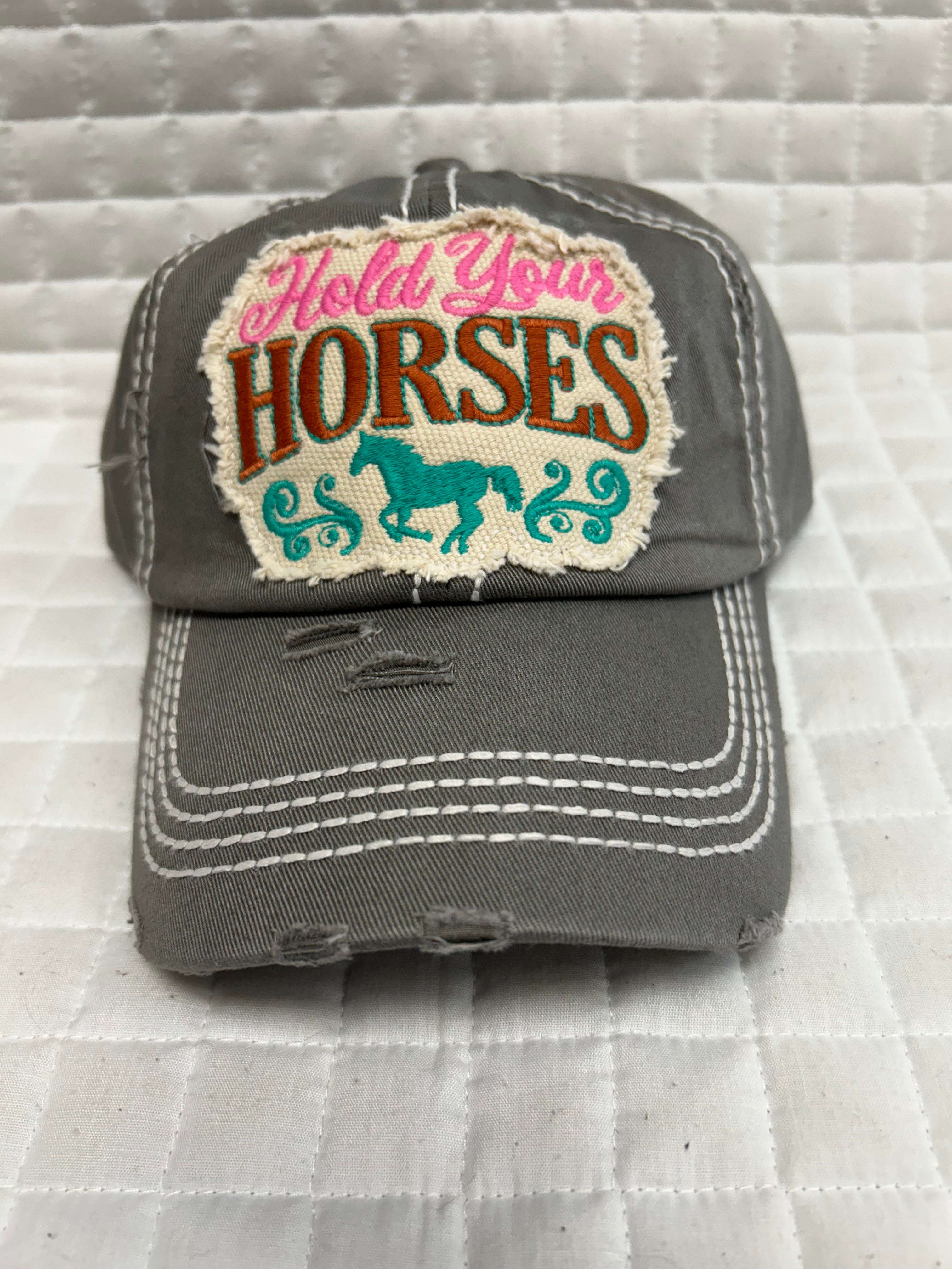 Distressed Baseball Caps