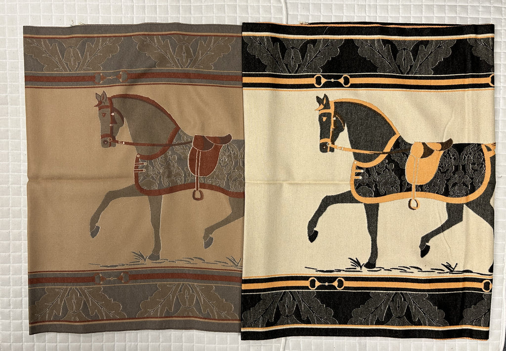 Baroque Horses Acrylic Cashmere Scarf