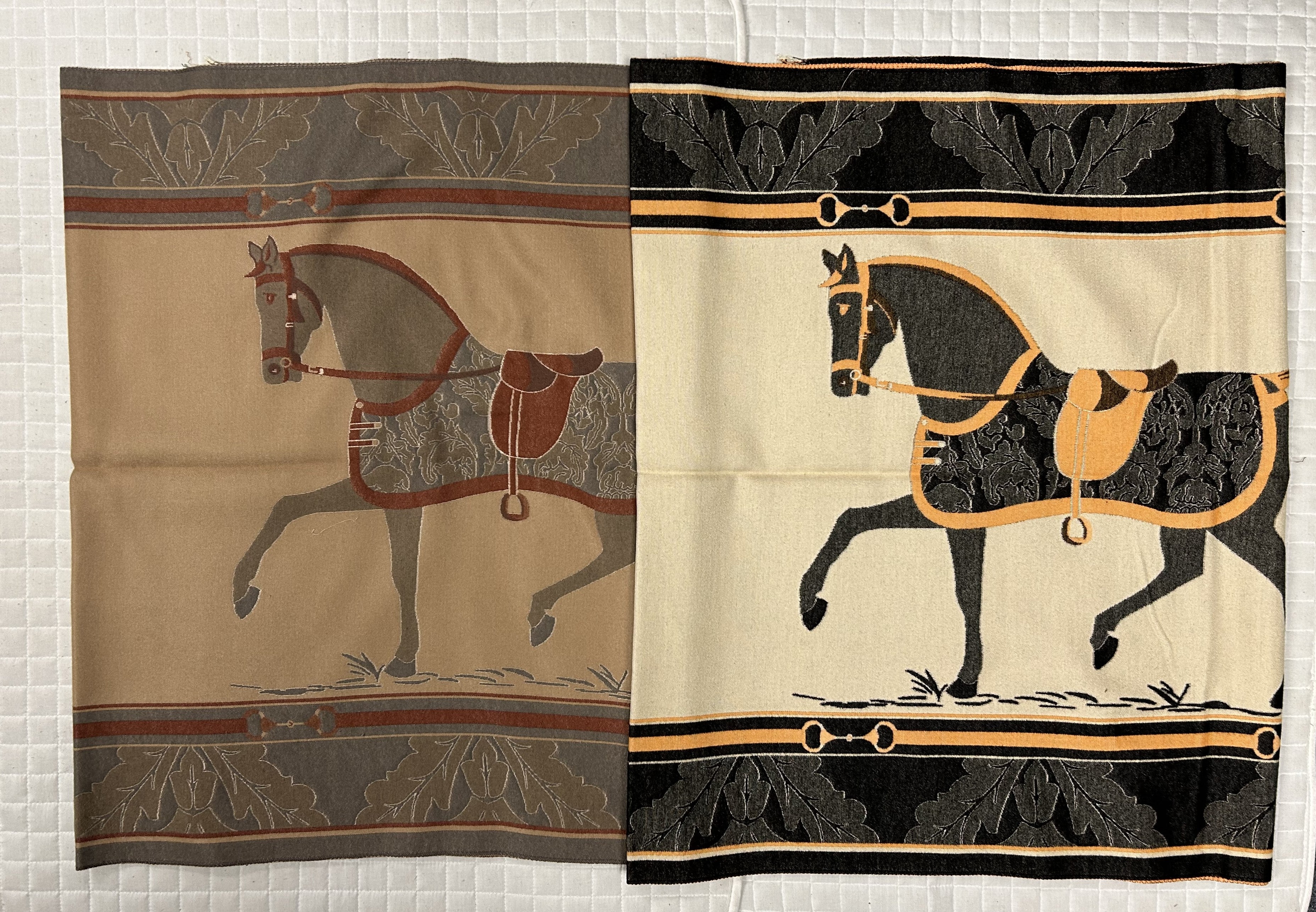 Baroque Horses Acrylic Cashmere Scarf