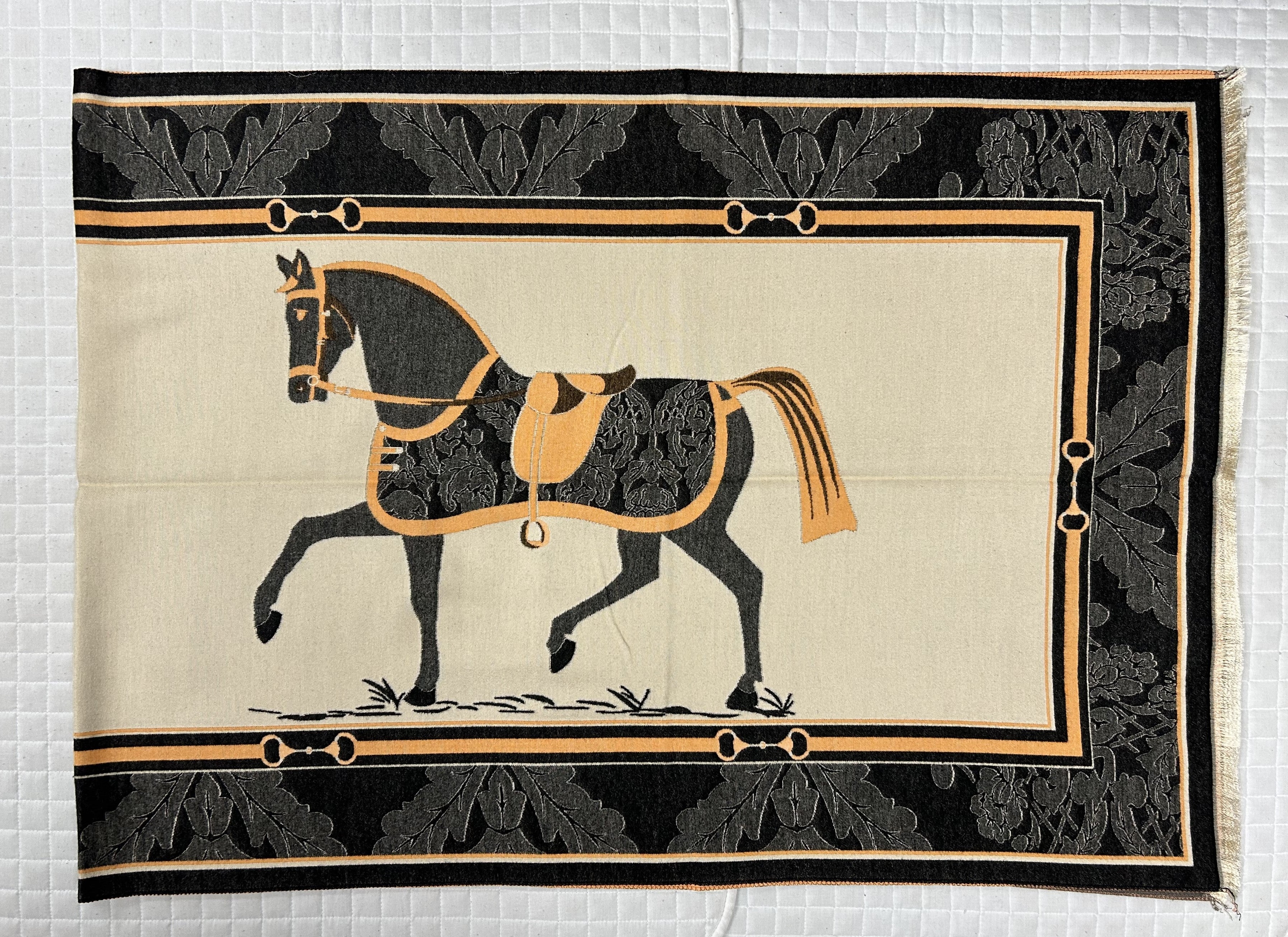 Baroque Horses Acrylic Cashmere Scarf