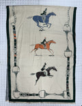 Hunter Horses Acrylic Cashmere Scarf