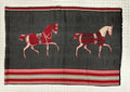 Horses in a Row Acrylic Cashmere Scarf