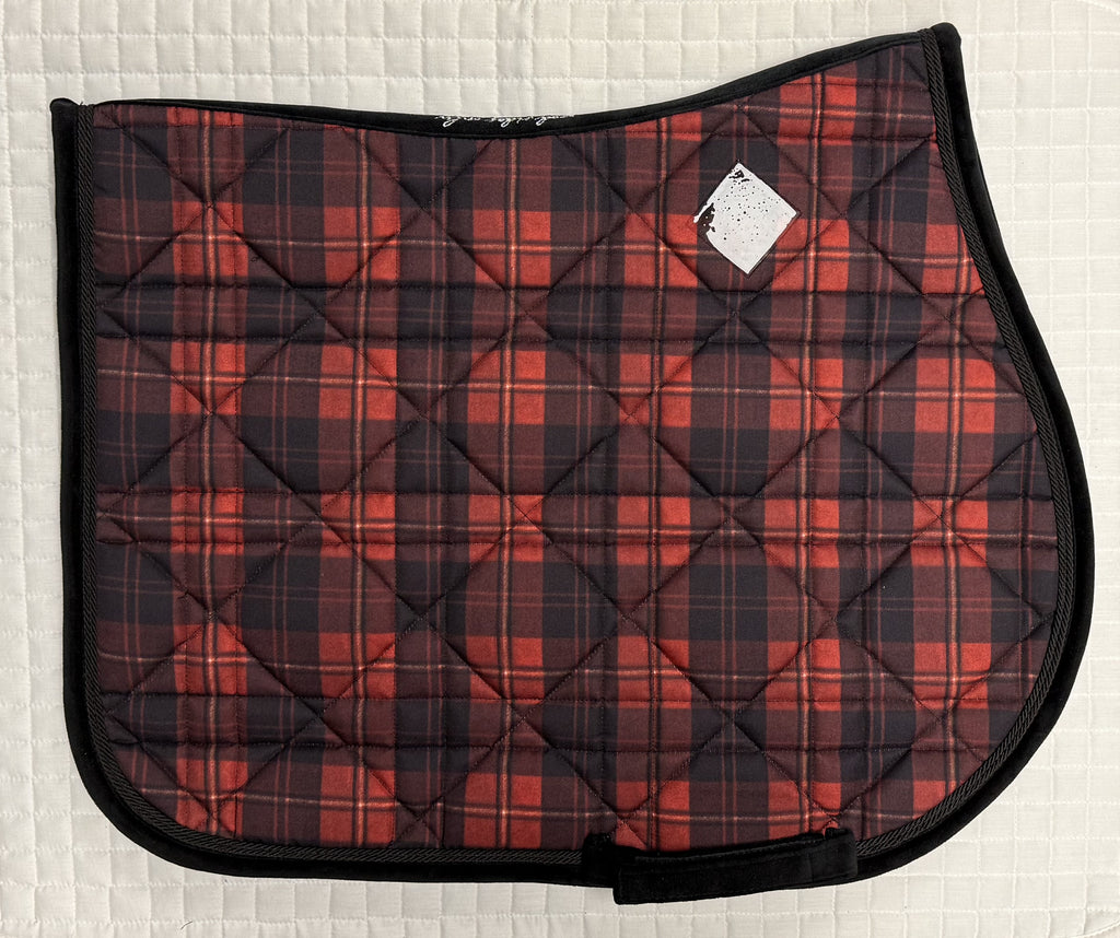 Dapple Bay Plaid All Purpose Saddle Pads