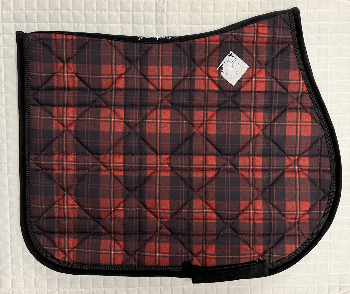 Dapple Bay Plaid All Purpose Saddle Pads