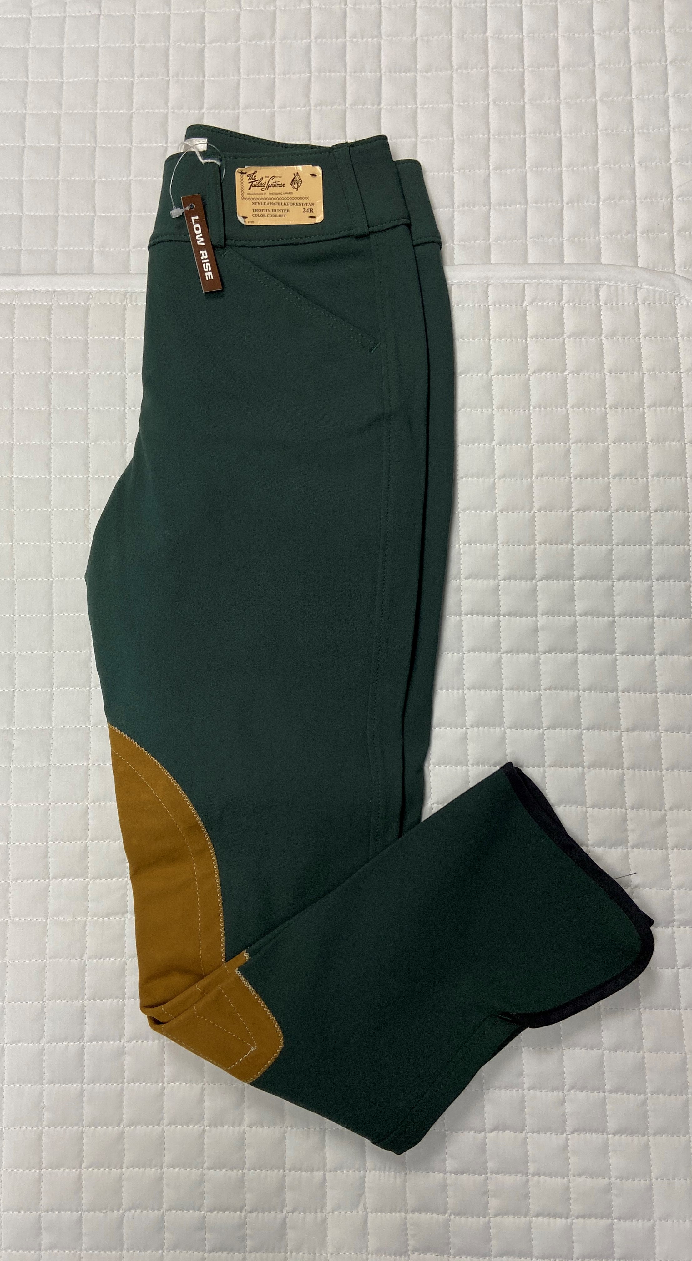 *SALE* Tailored Sportsman Color LOW RISE Ladies Breeches Velcro Bottom
