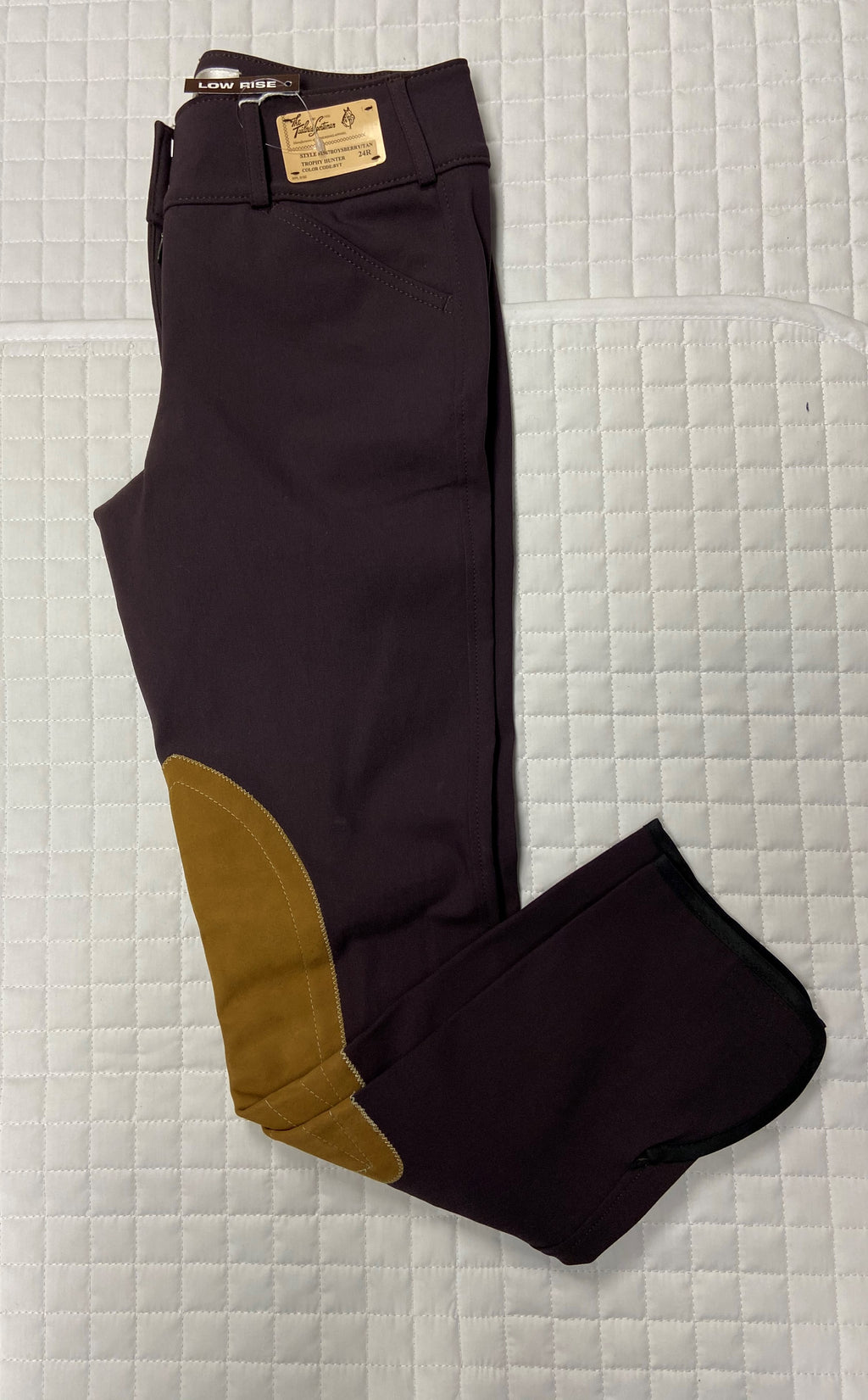 *SALE* Tailored Sportsman Color LOW RISE Ladies Breeches Velcro Bottom