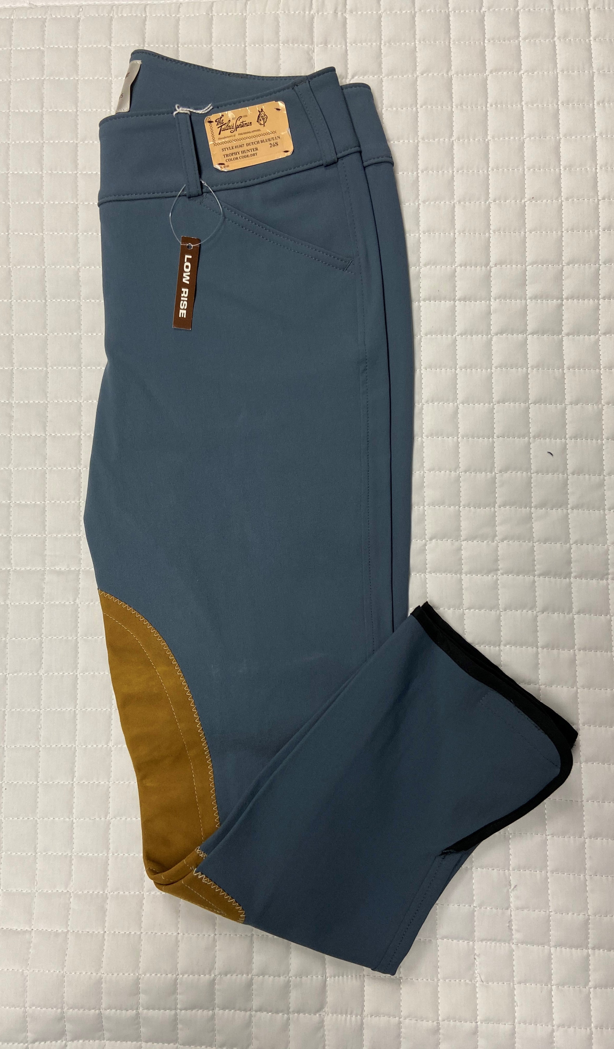 *SALE* Tailored Sportsman Color LOW RISE Ladies Breeches Velcro Bottom