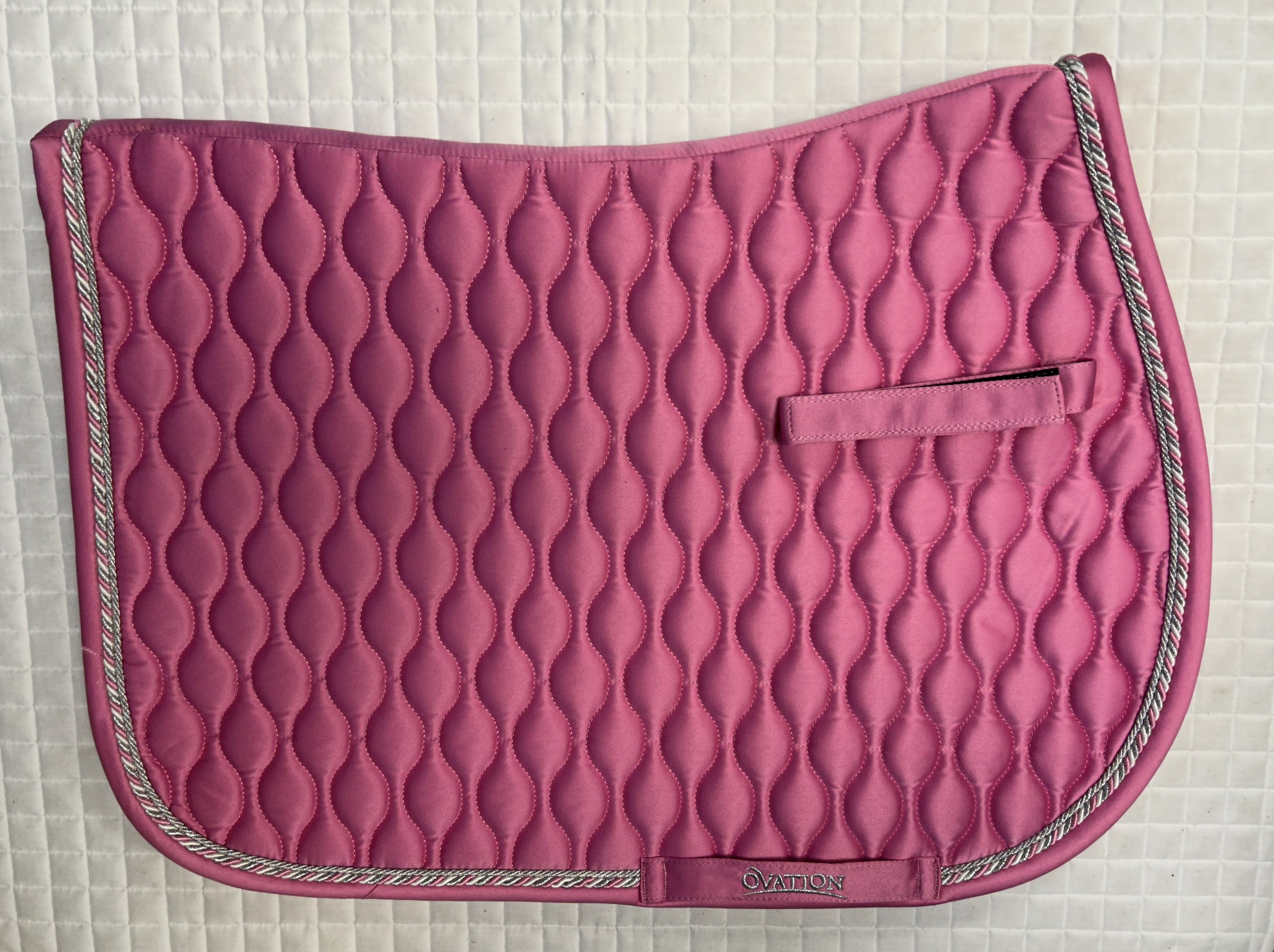 Ovation Quilted Satin Saddle Pad
