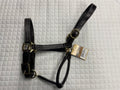Camelot Triple Stitch Leather Halter