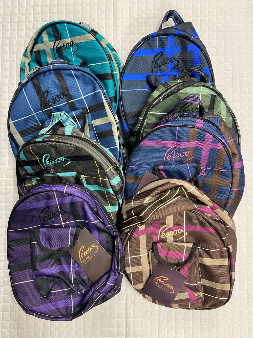 Helmet Bag Pessoa Plaid