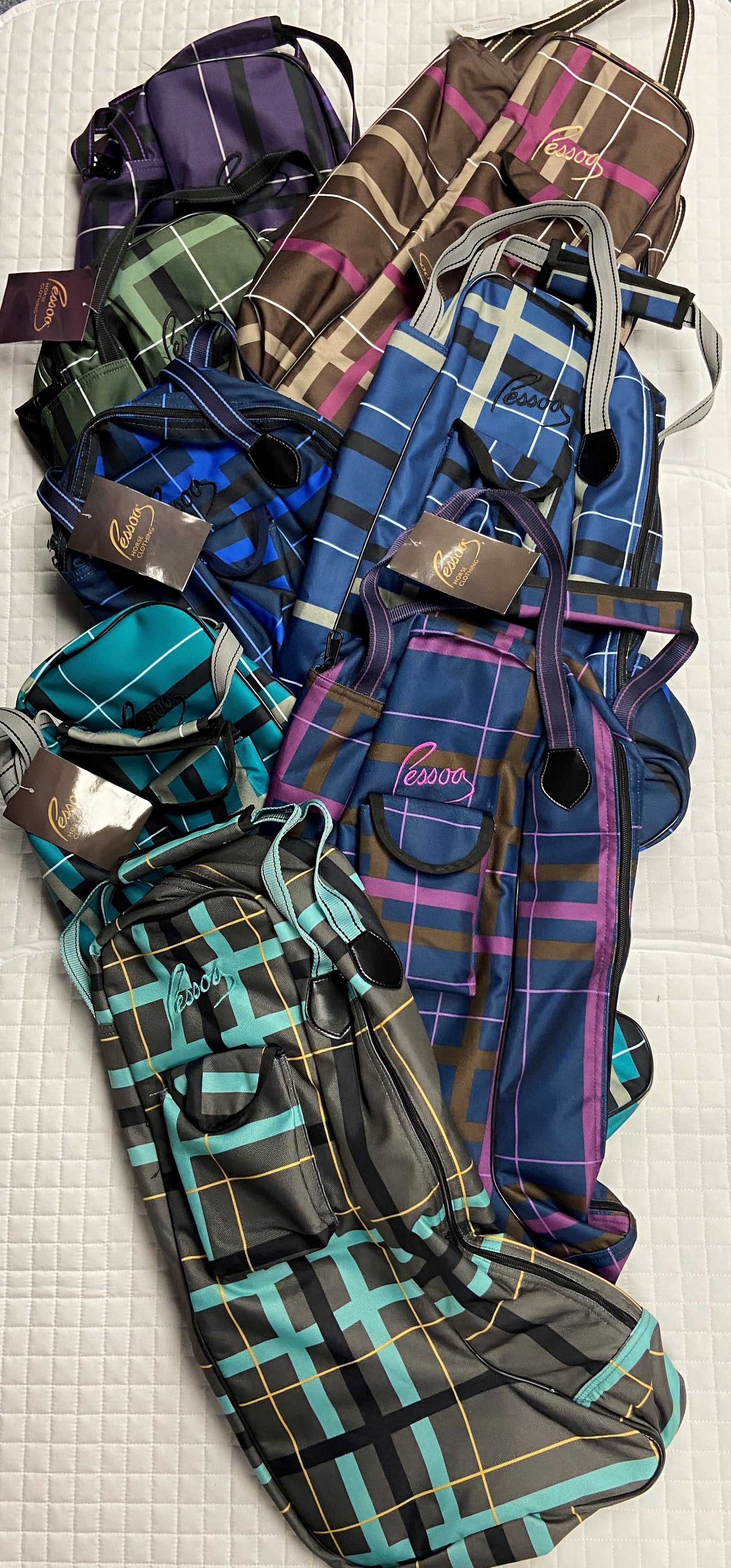 Boot Bag Pessoa Plaid