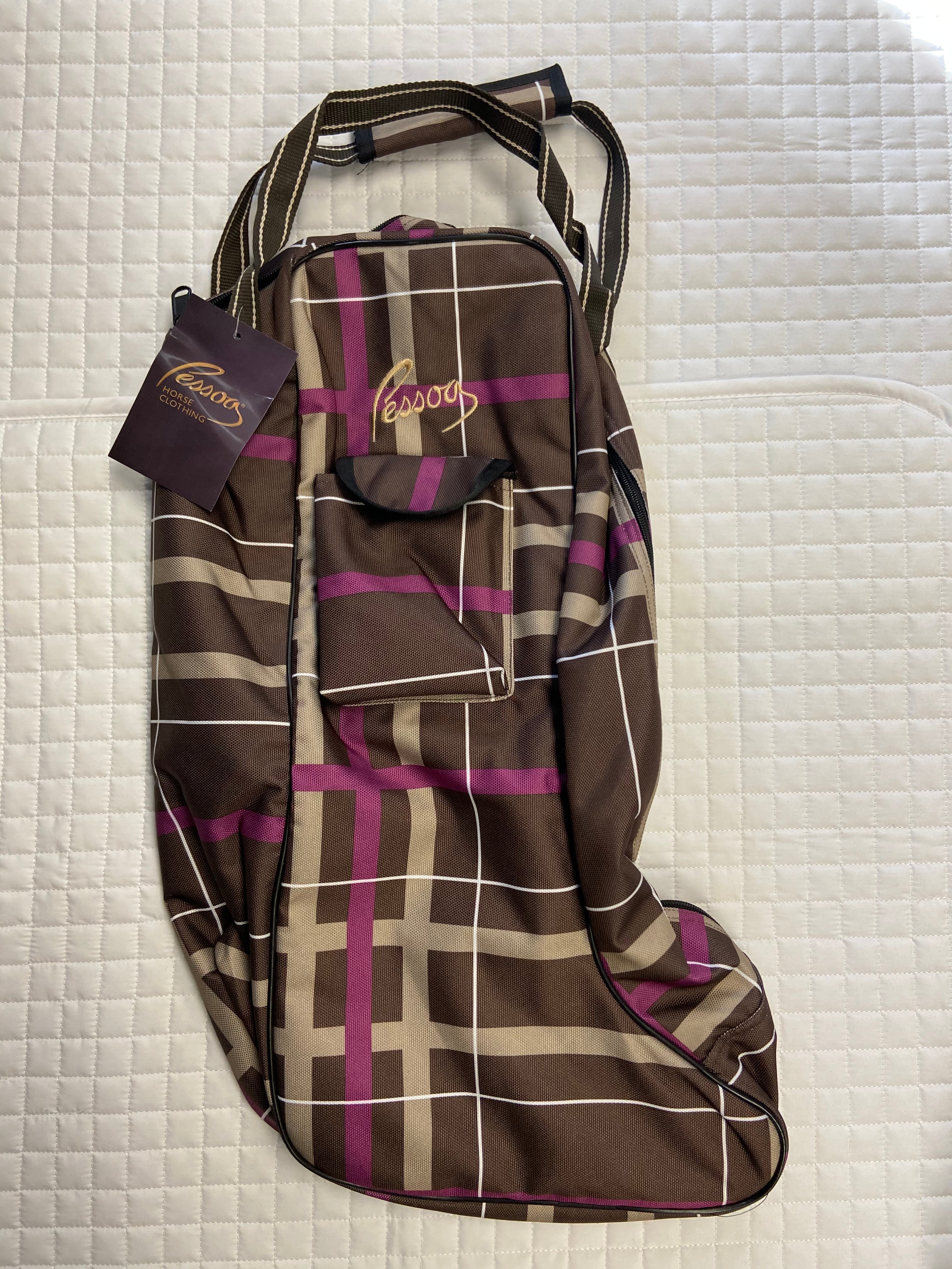 Boot Bag Pessoa Plaid