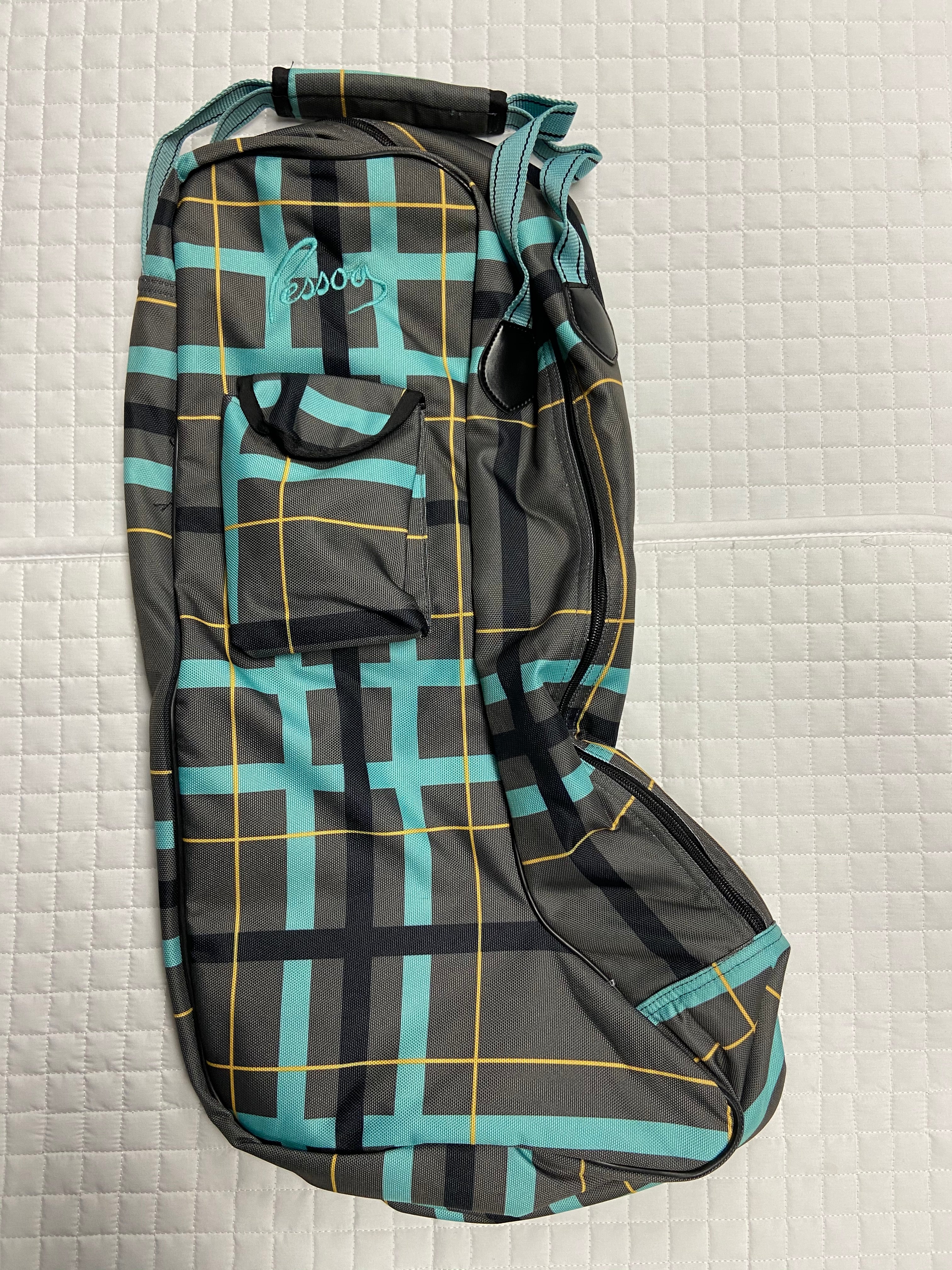 Boot Bag Pessoa Plaid