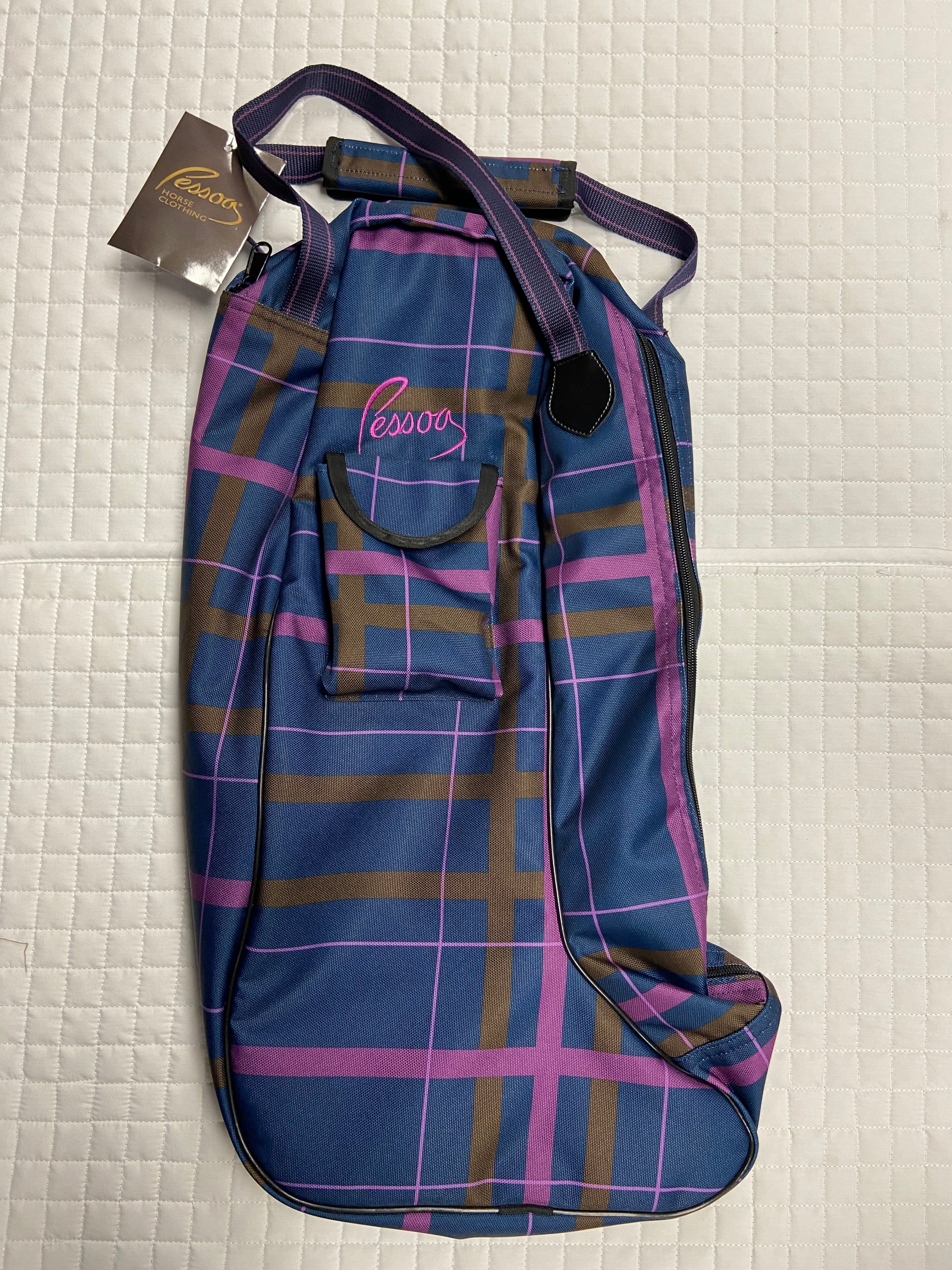 Boot Bag Pessoa Plaid