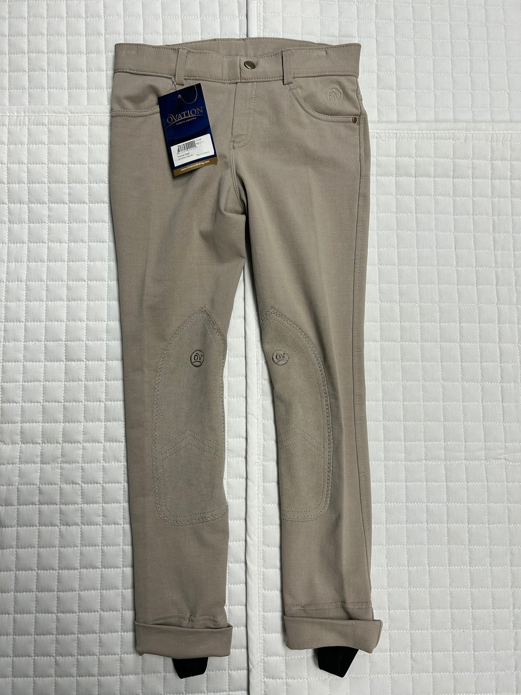 Girls Ovation Jods Tan