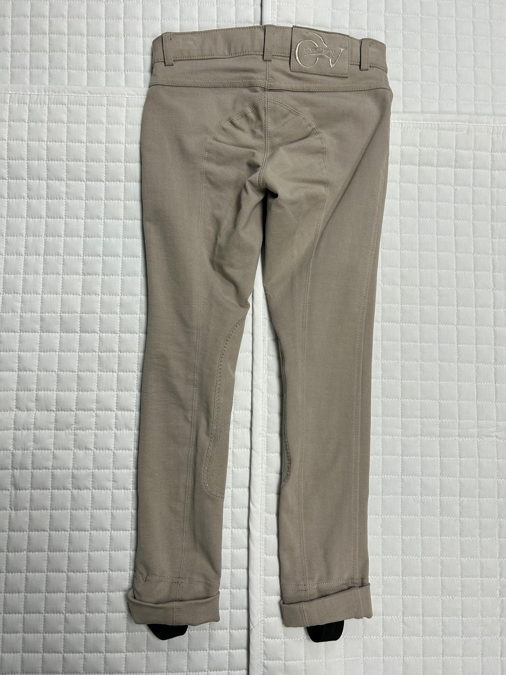 Girls Ovation Jods Tan